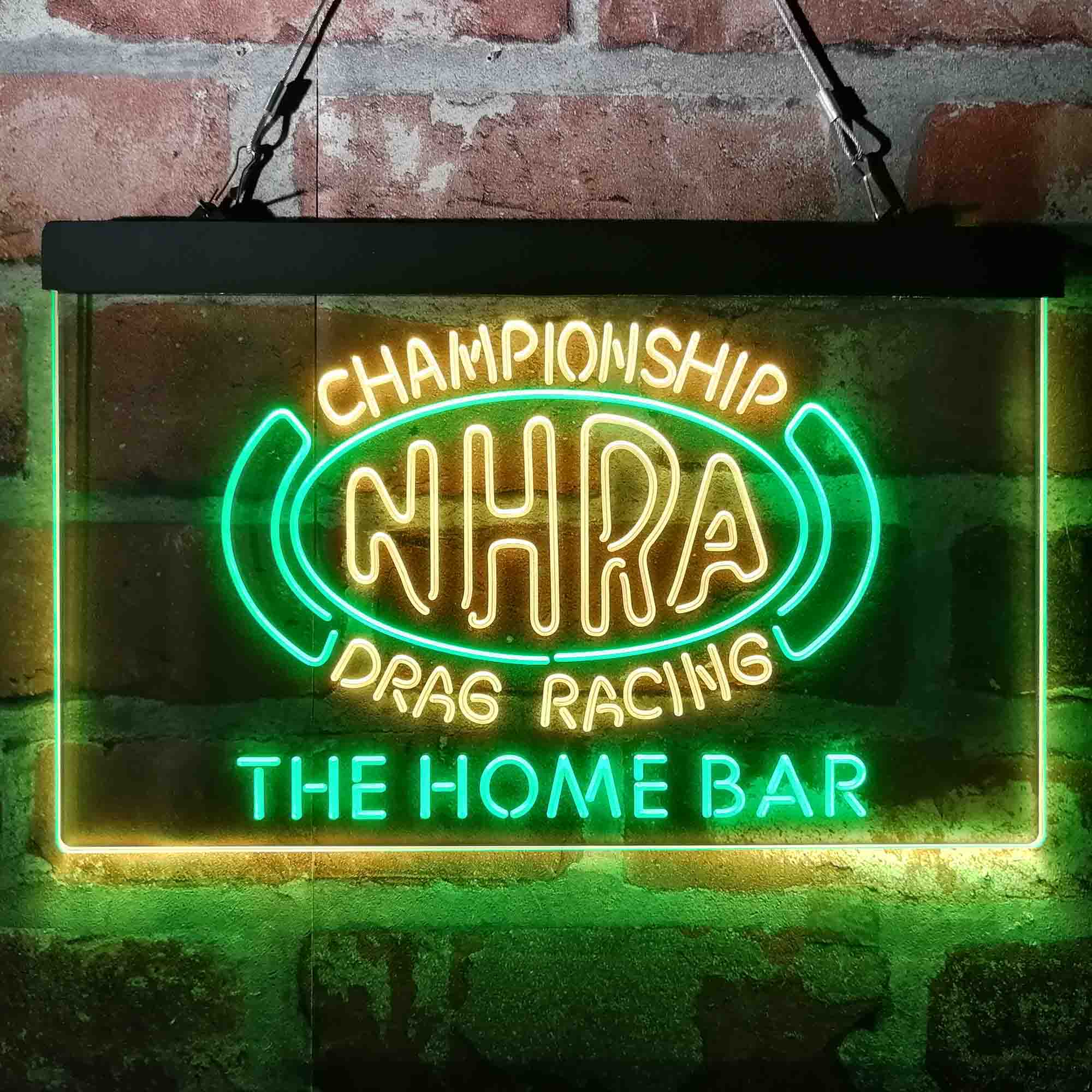 Custom Name NHRA Drags Racing Home Bar Neon LED Sign