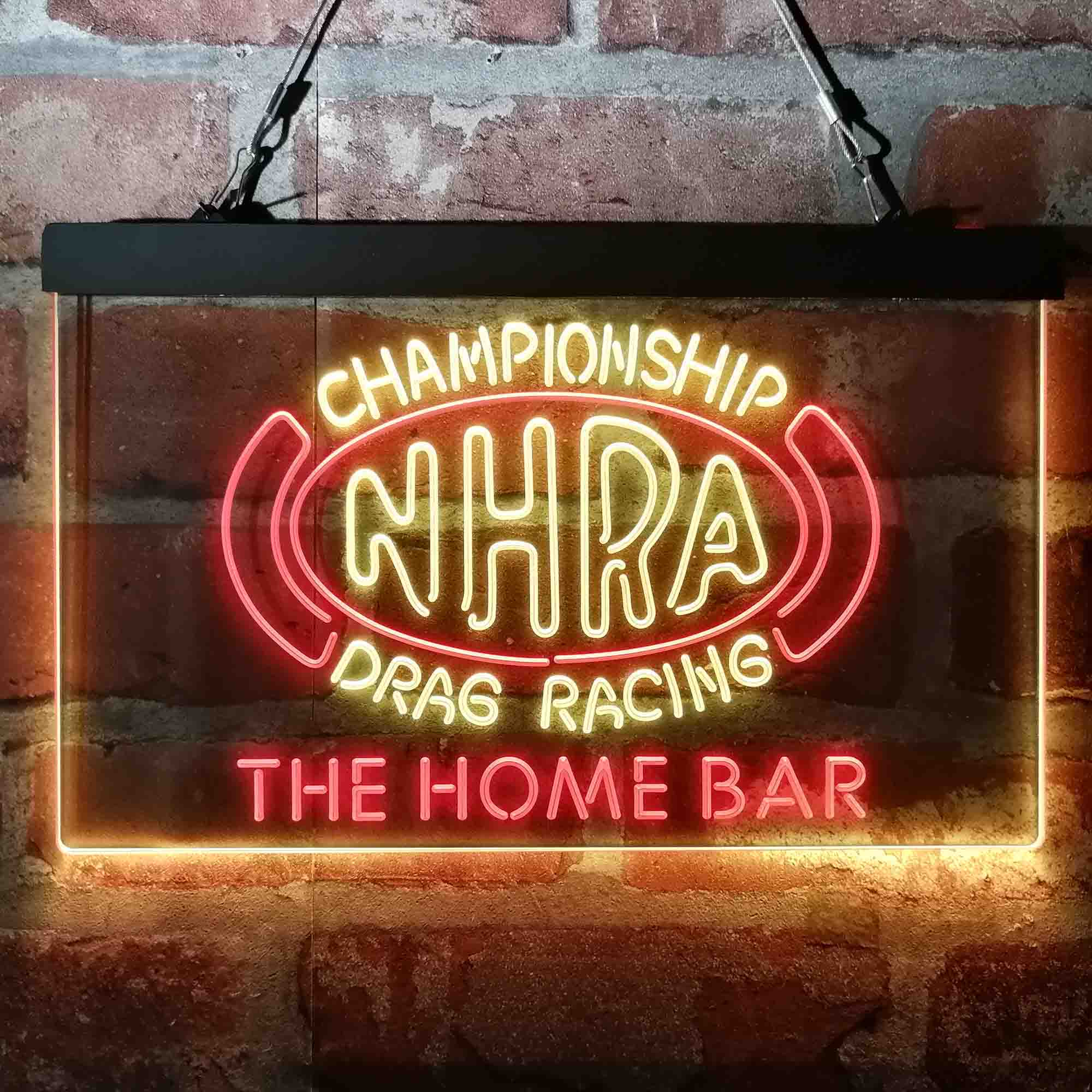 Custom Name NHRA Drags Racing Home Bar Neon LED Sign