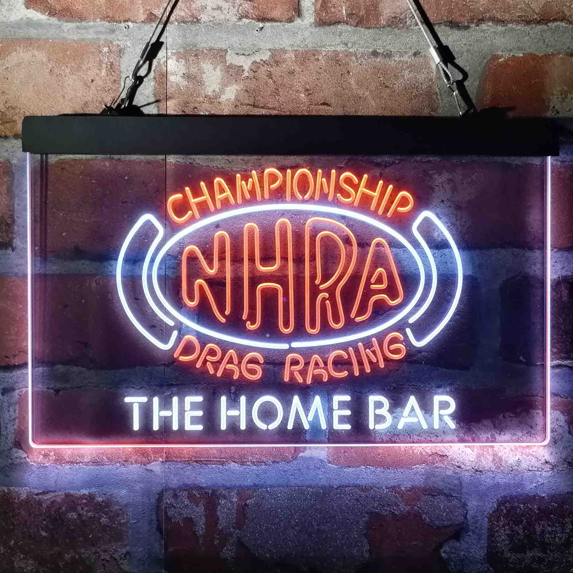 Custom Name NHRA Drags Racing Home Bar Neon LED Sign