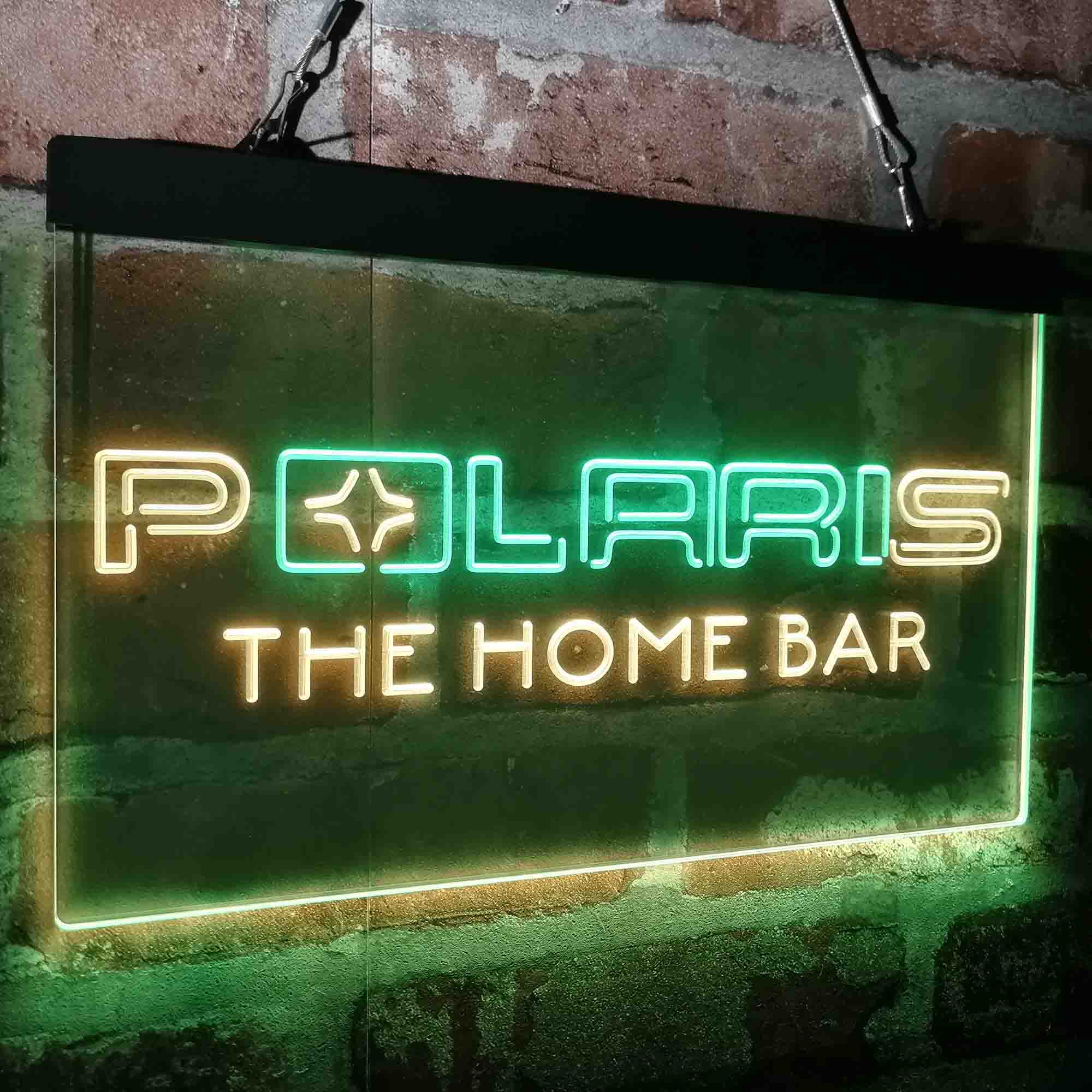 Custom Name Polaris Snow mobile Home Bar Neon LED Sign