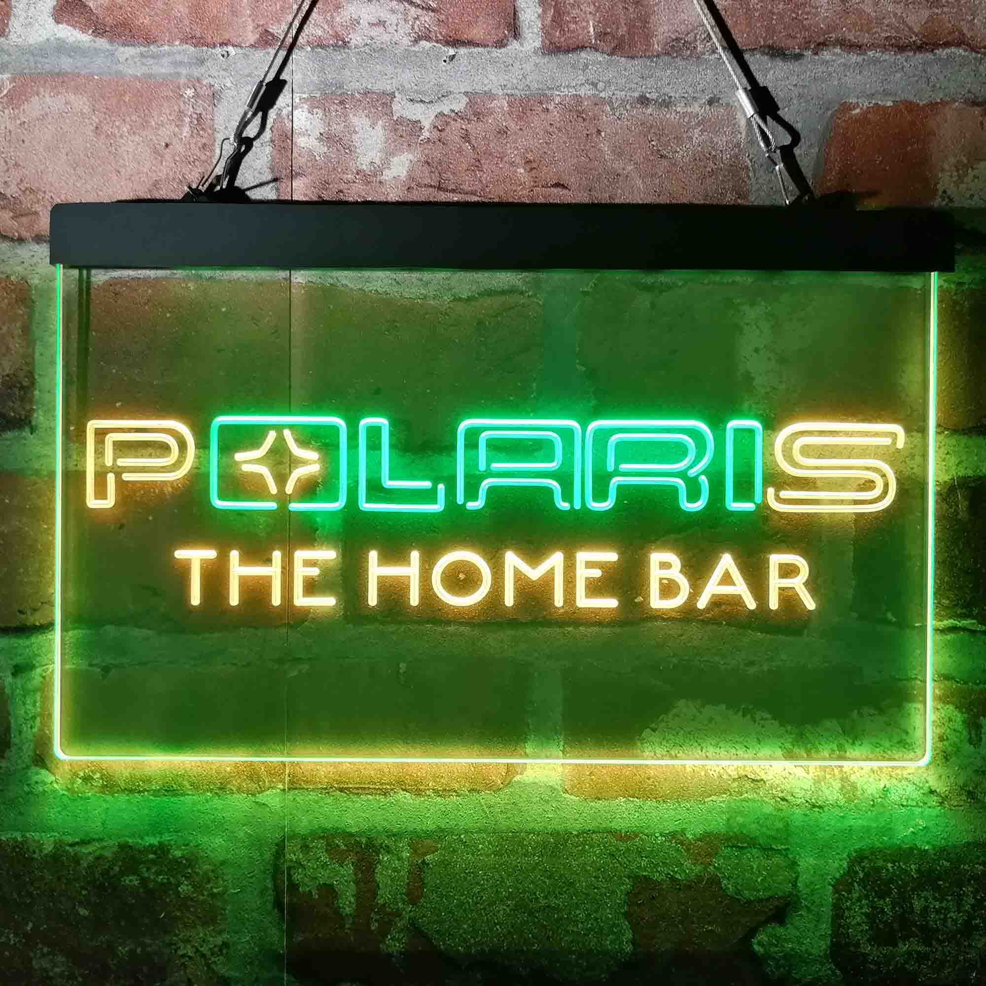 Custom Name Polaris Snow mobile Home Bar Neon LED Sign