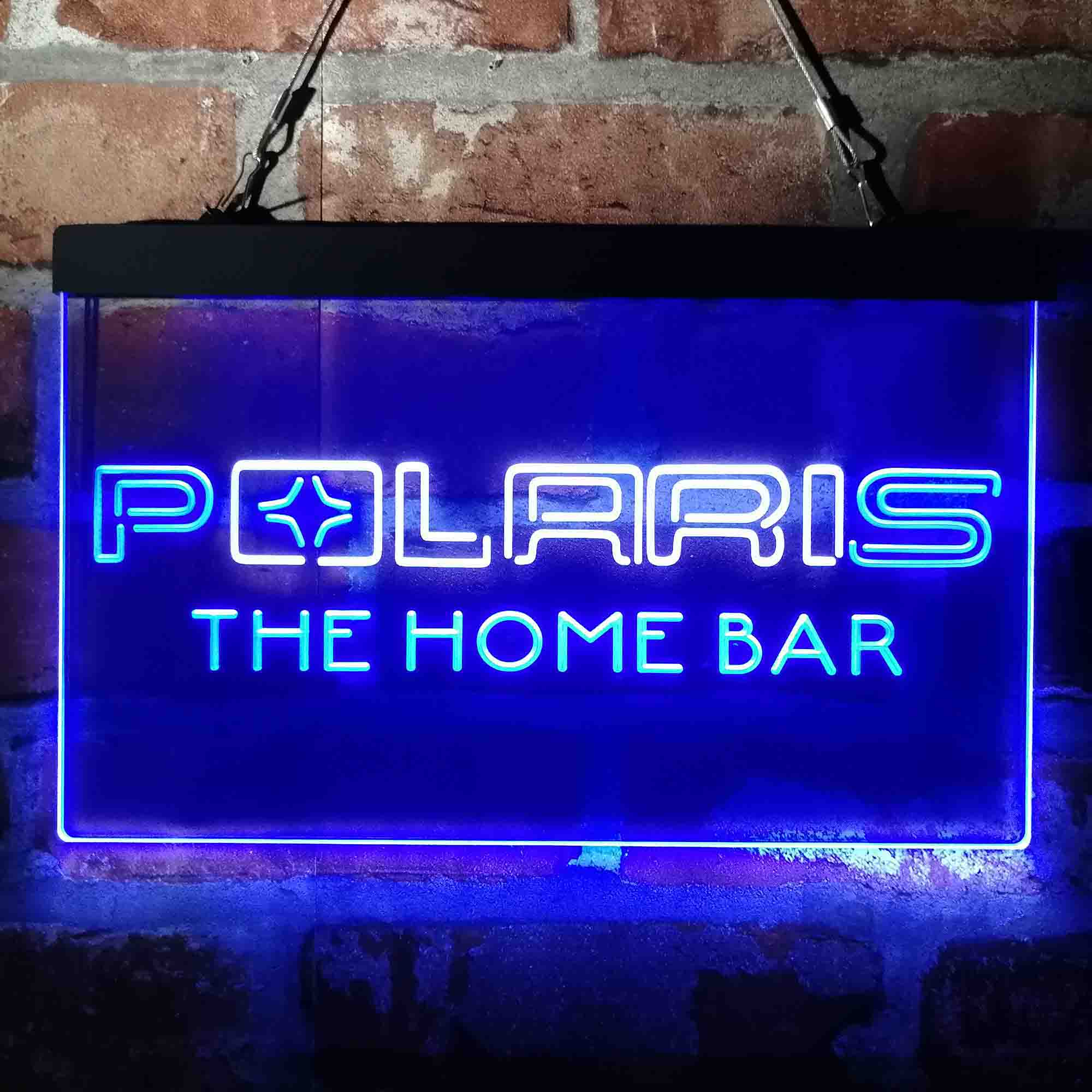 Custom Name Polaris Snow mobile Home Bar Neon LED Sign