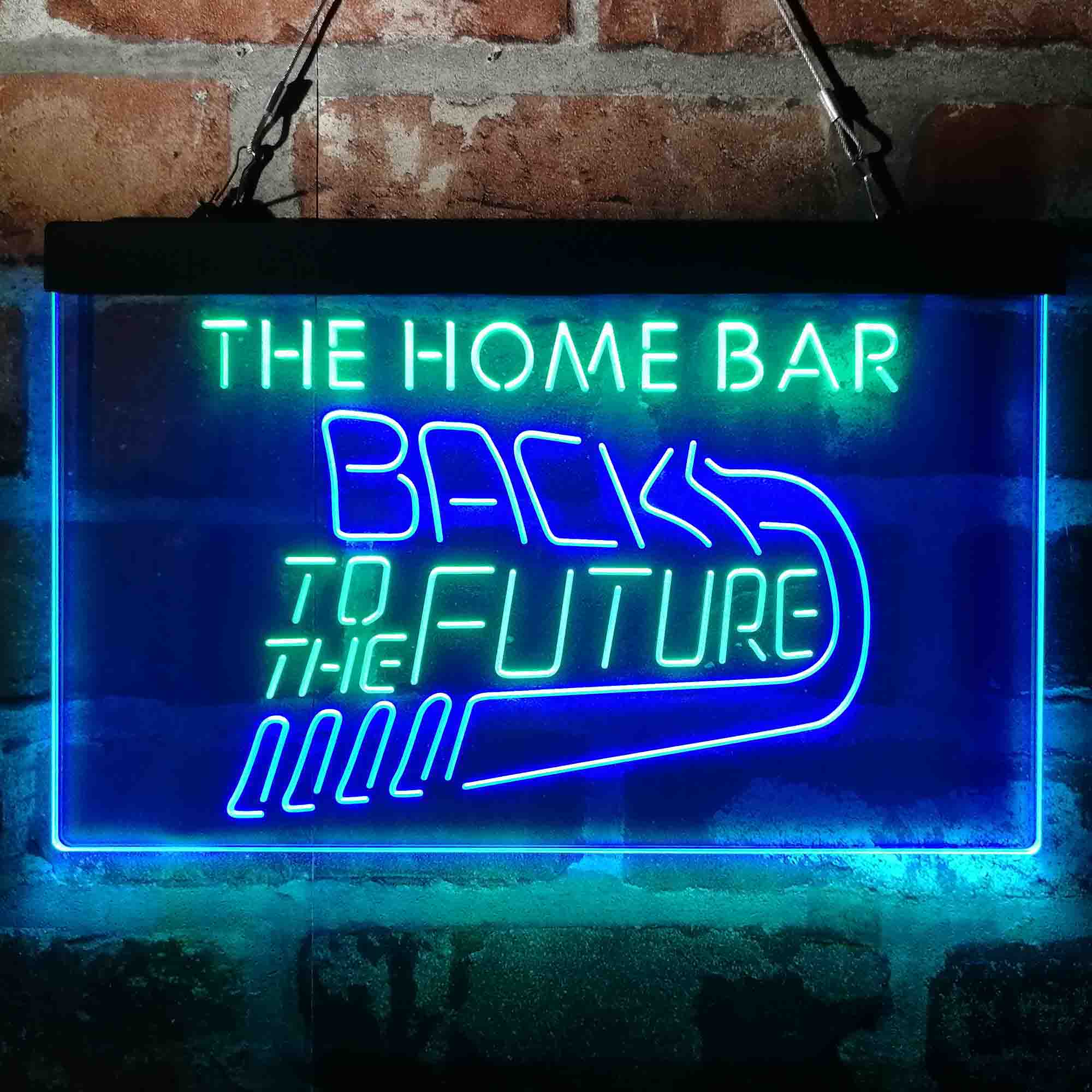 Custom Name Back to The Future Home Bar Neon LED Sign