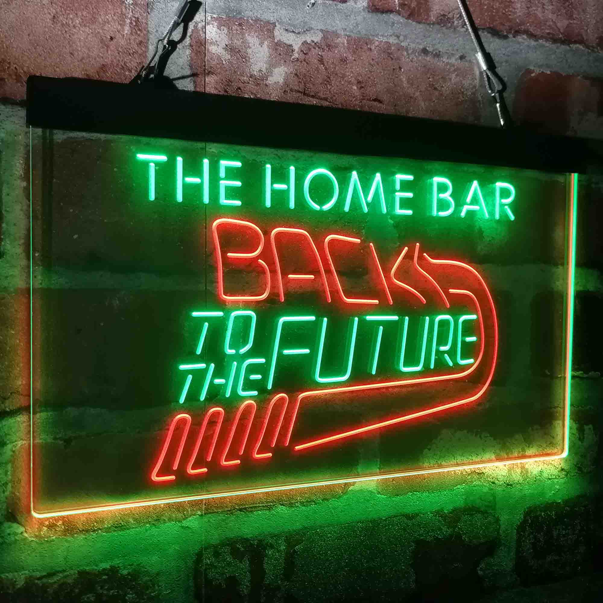 Custom Name Back to The Future Home Bar Neon LED Sign