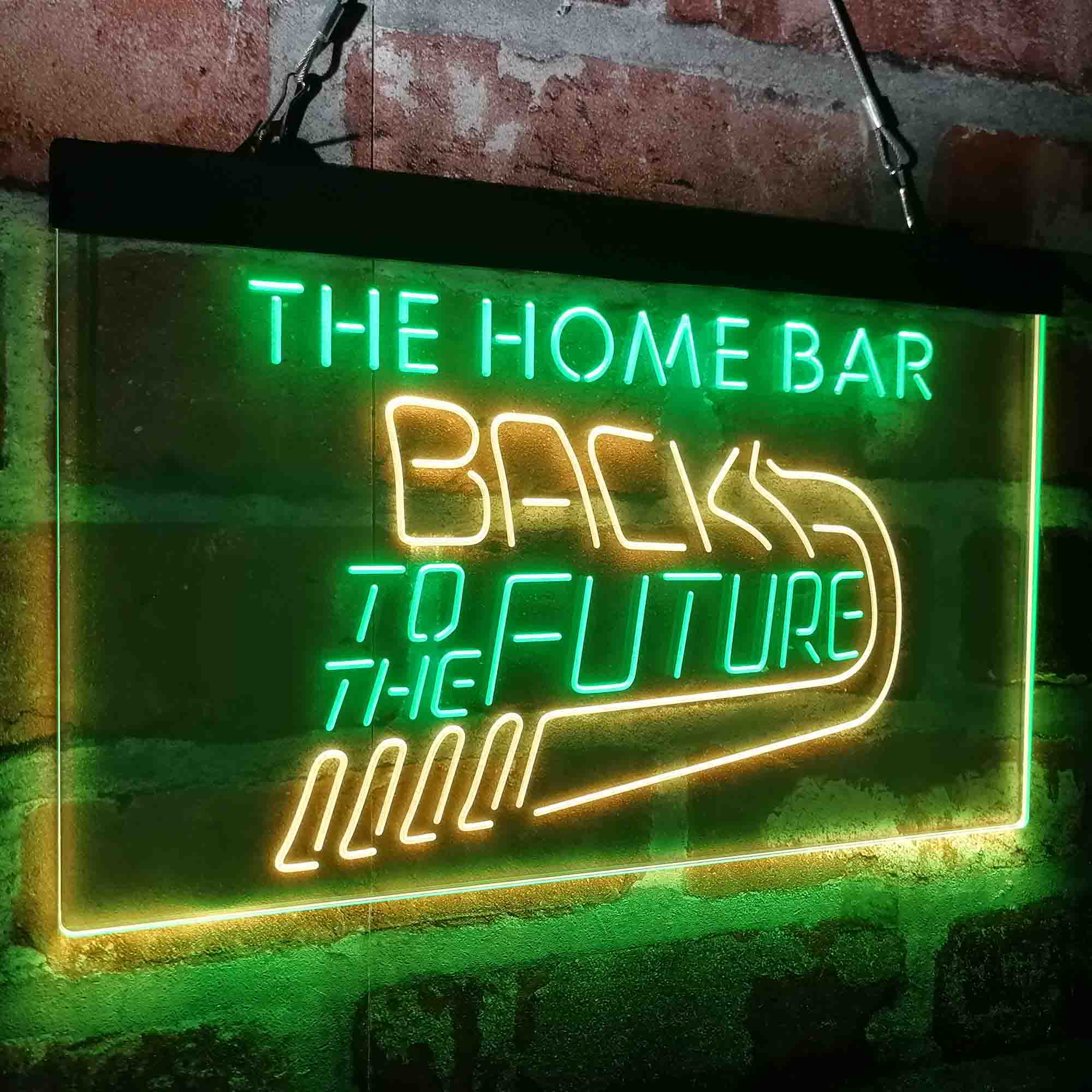 Custom Name Back to The Future Home Bar Neon LED Sign