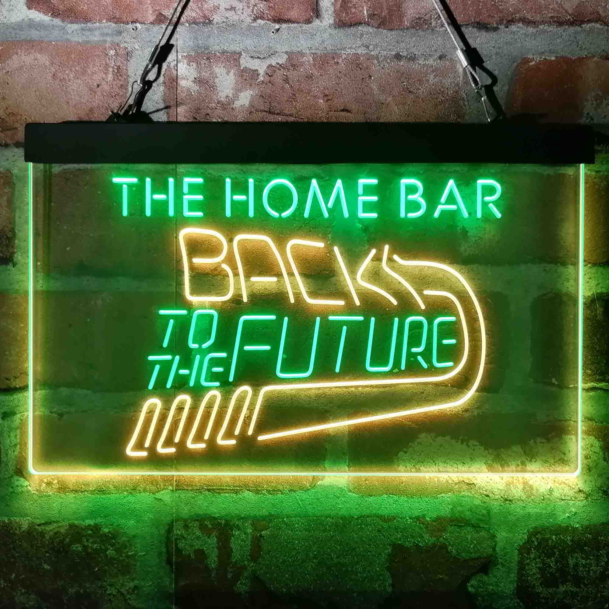 Custom Name Back to The Future Home Bar Neon LED Sign