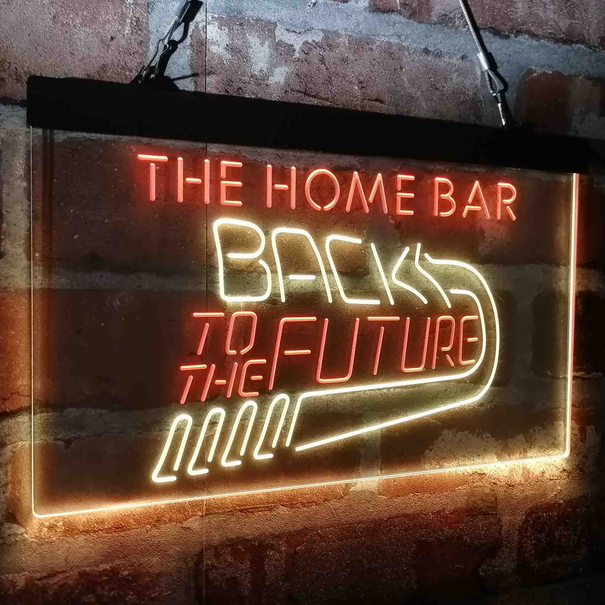 Custom Name Back to The Future Home Bar Neon LED Sign