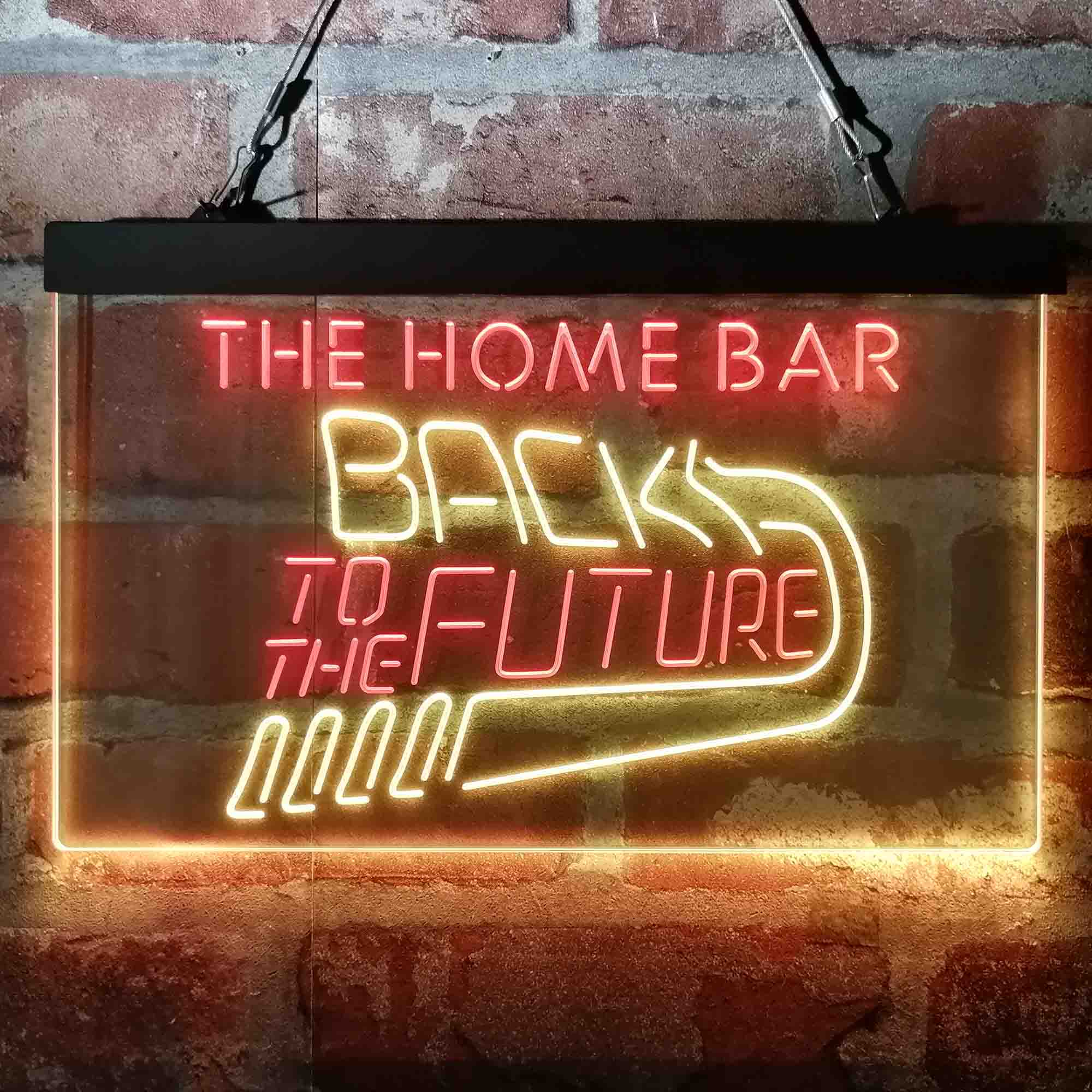 Custom Name Back to The Future Home Bar Neon LED Sign