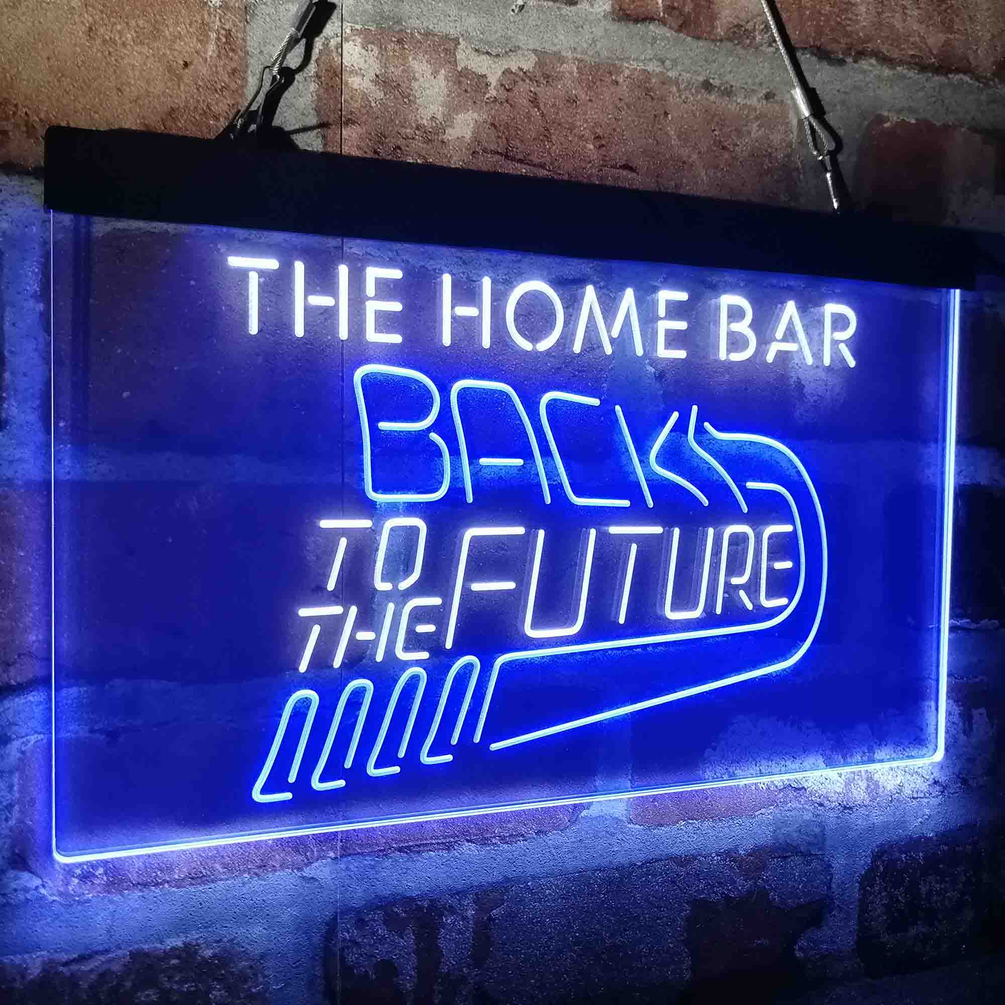 Custom Name Back to The Future Home Bar Neon LED Sign