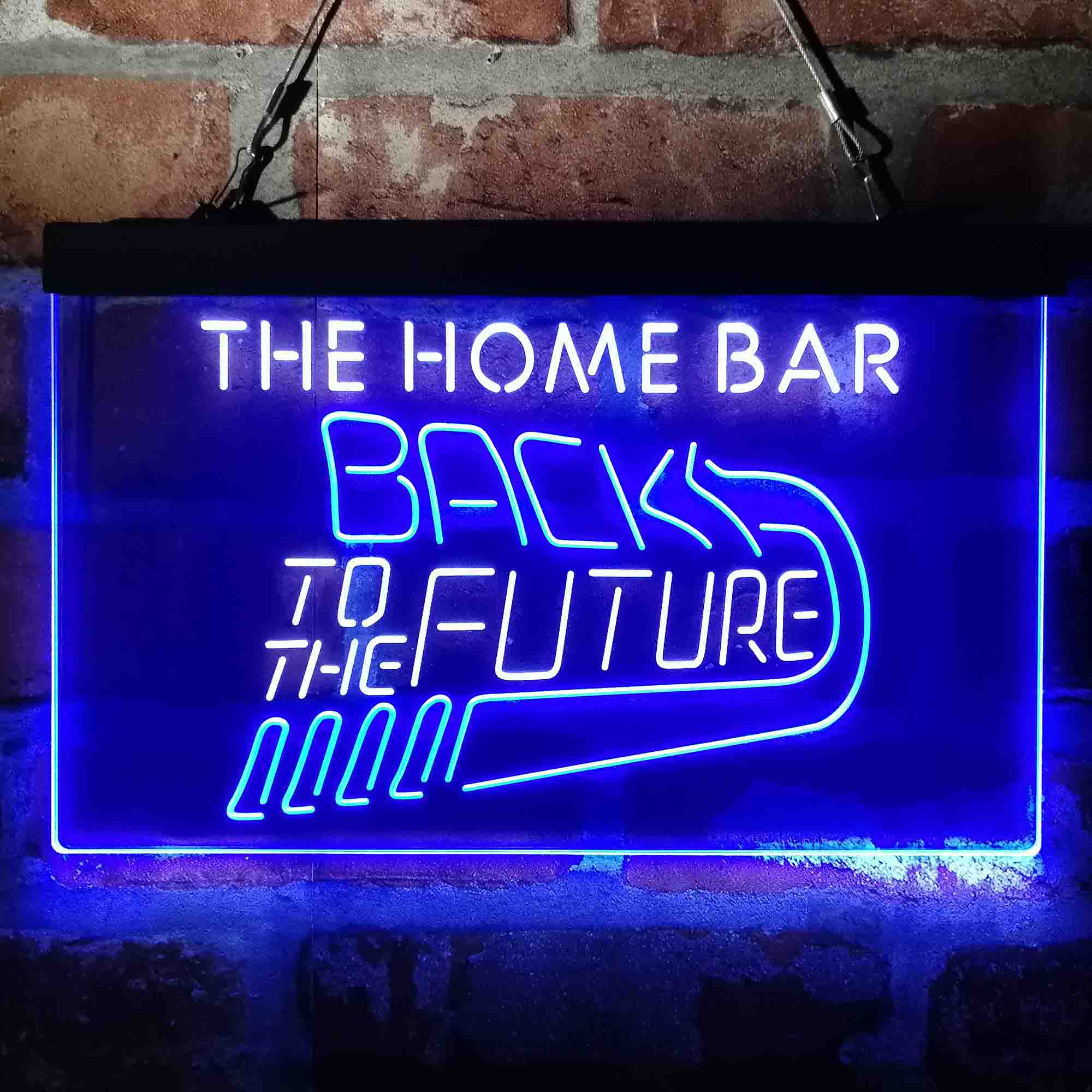 Custom Name Back to The Future Home Bar Neon LED Sign