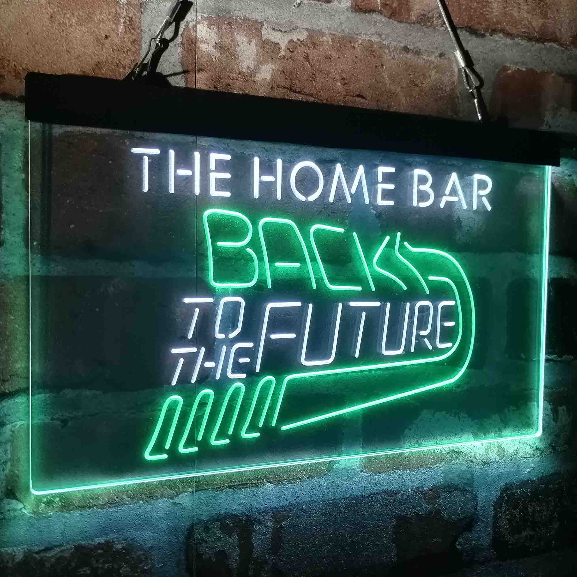 Custom Name Back to The Future Home Bar Neon LED Sign