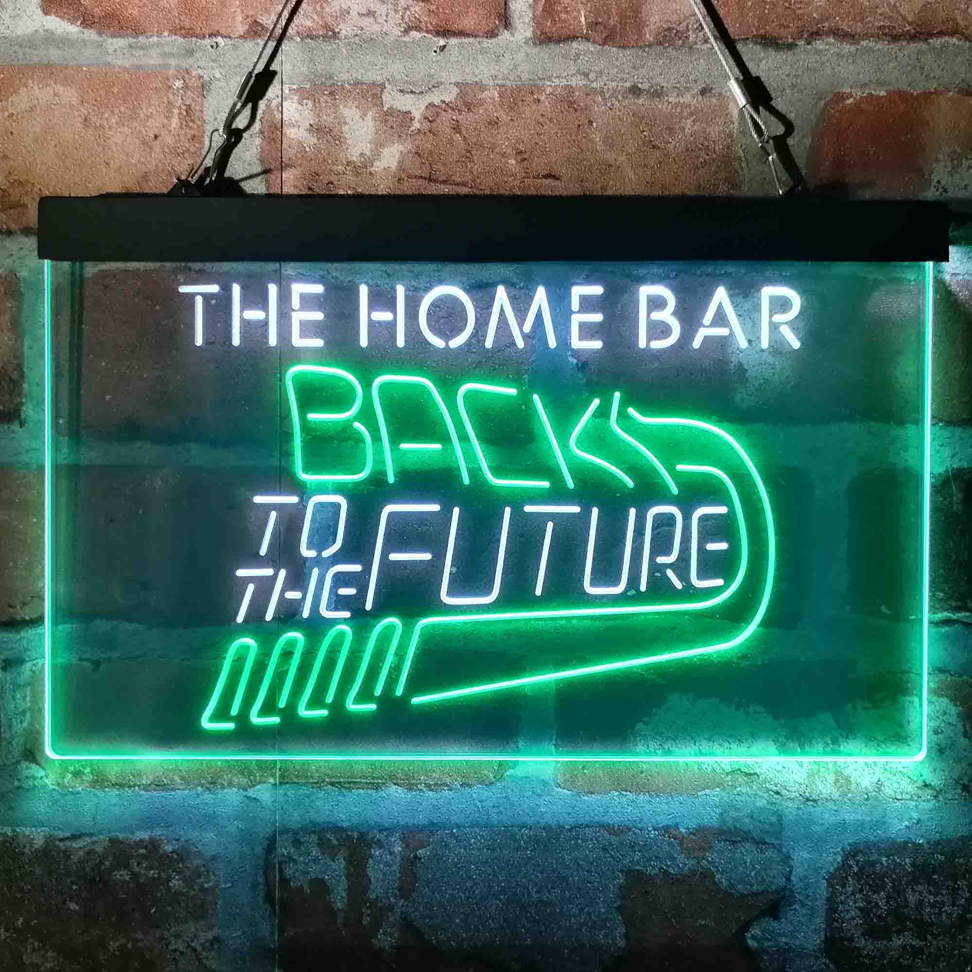 Custom Name Back to The Future Home Bar Neon LED Sign