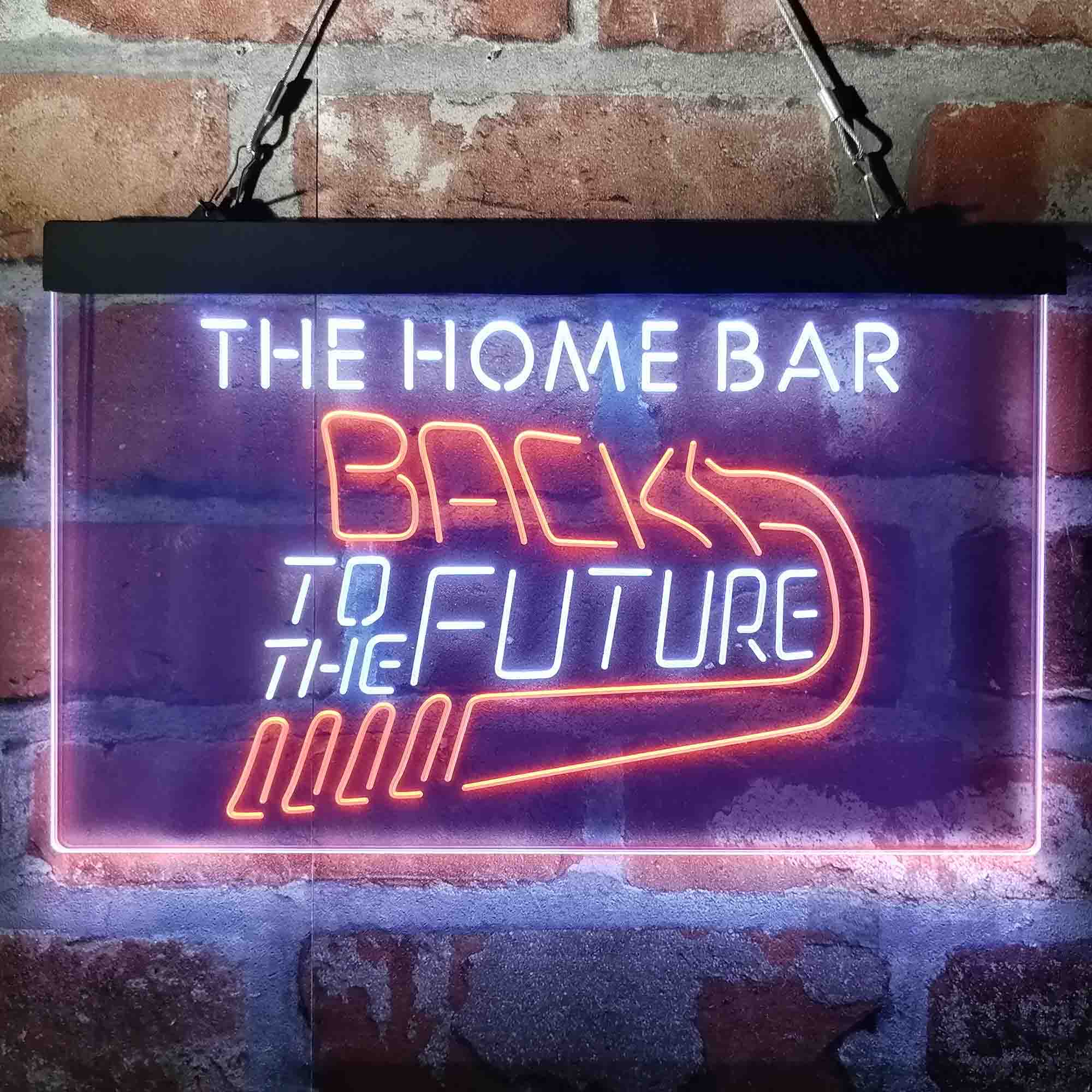 Custom Name Back to The Future Home Bar Neon LED Sign