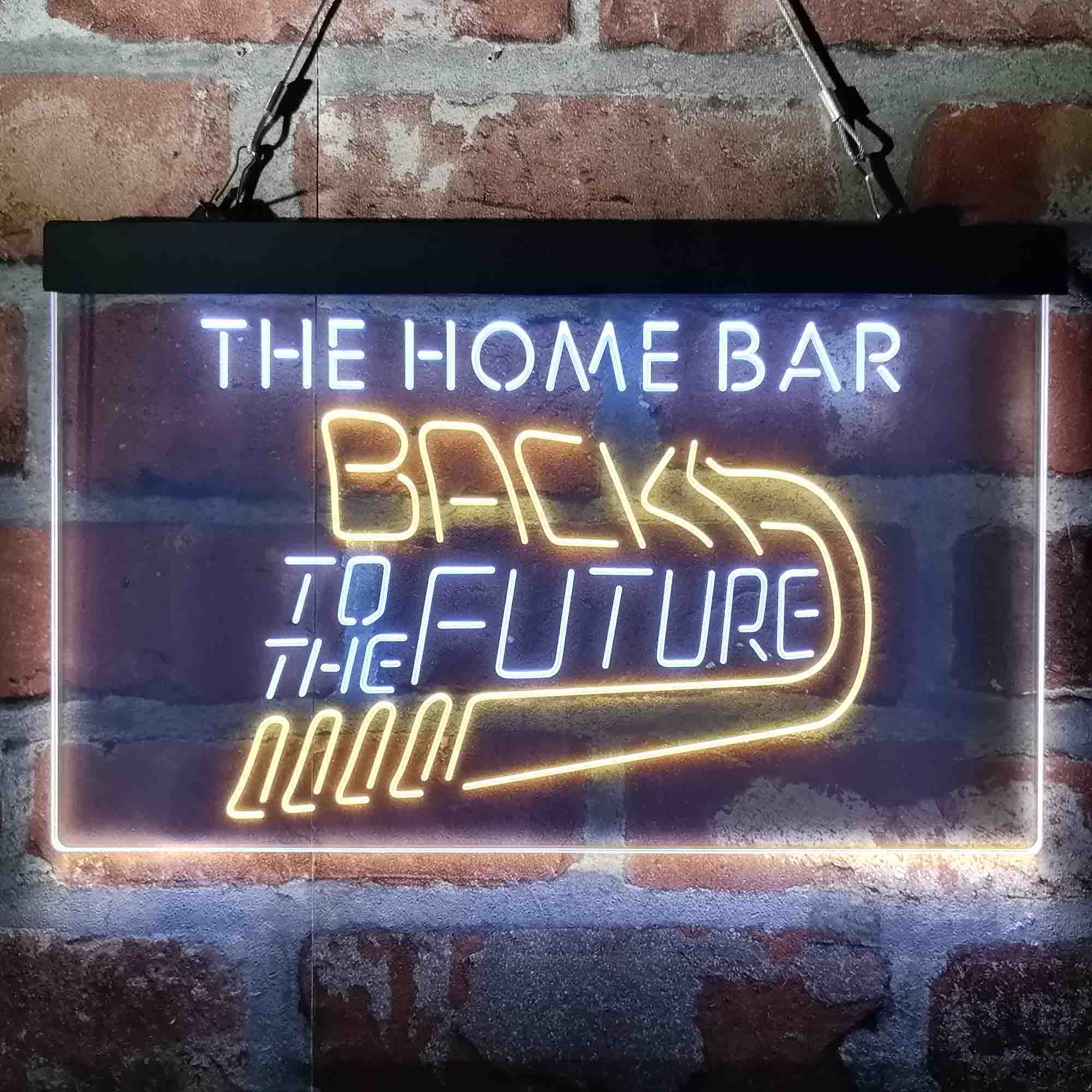 Custom Name Back to The Future Home Bar Neon LED Sign