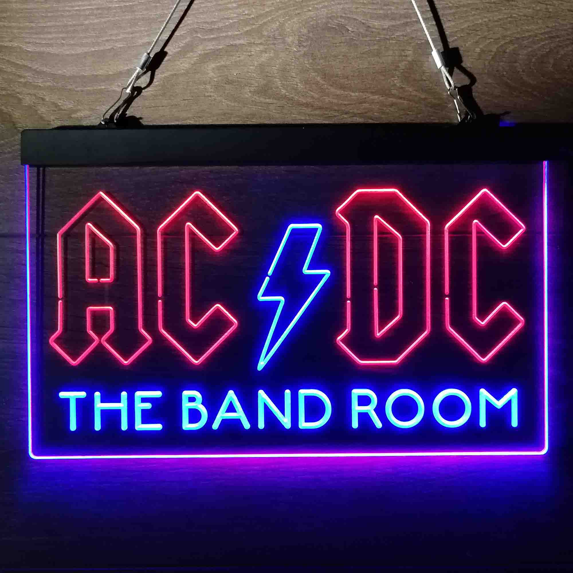 Custom Name ACDC Band Home Bar Neon LED Sign