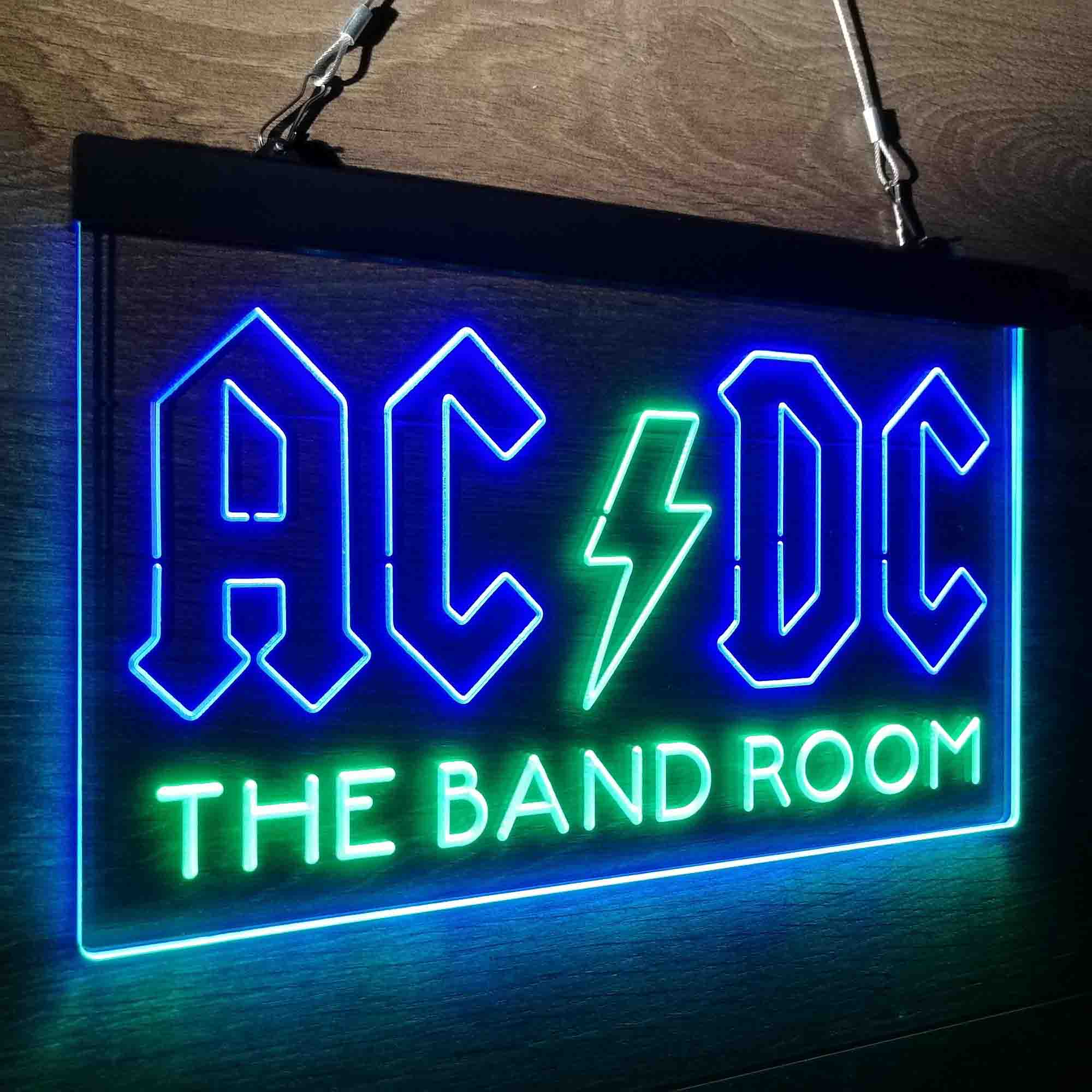 Custom Name ACDC Band Home Bar Neon LED Sign