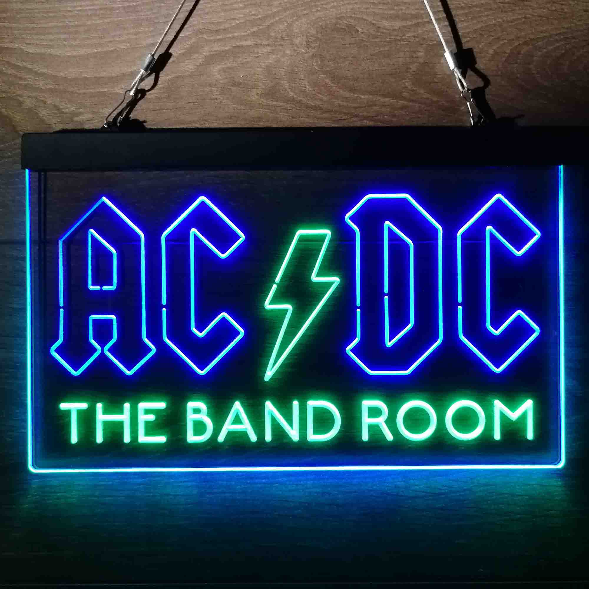 Custom Name ACDC Band Home Bar Neon LED Sign