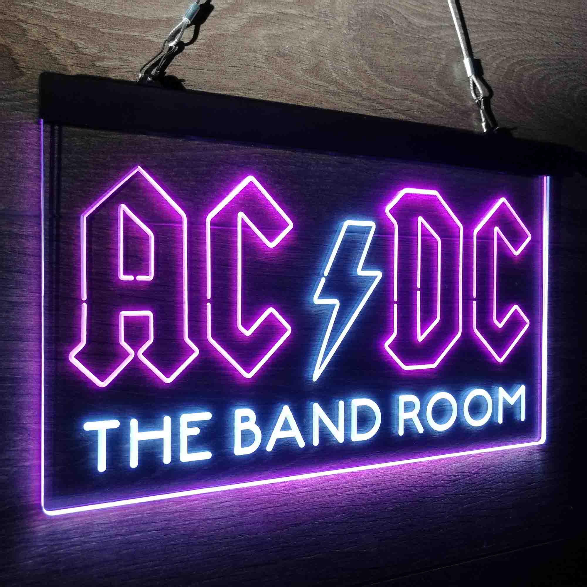 Custom Name ACDC Band Home Bar Neon LED Sign