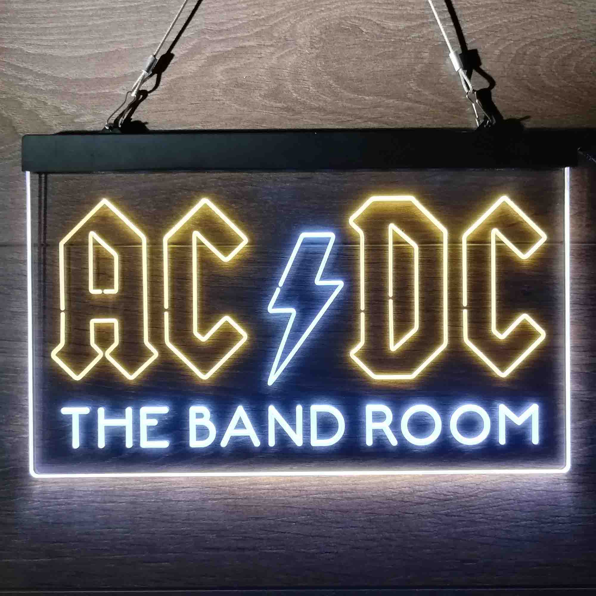 Custom Name ACDC Band Home Bar Neon LED Sign