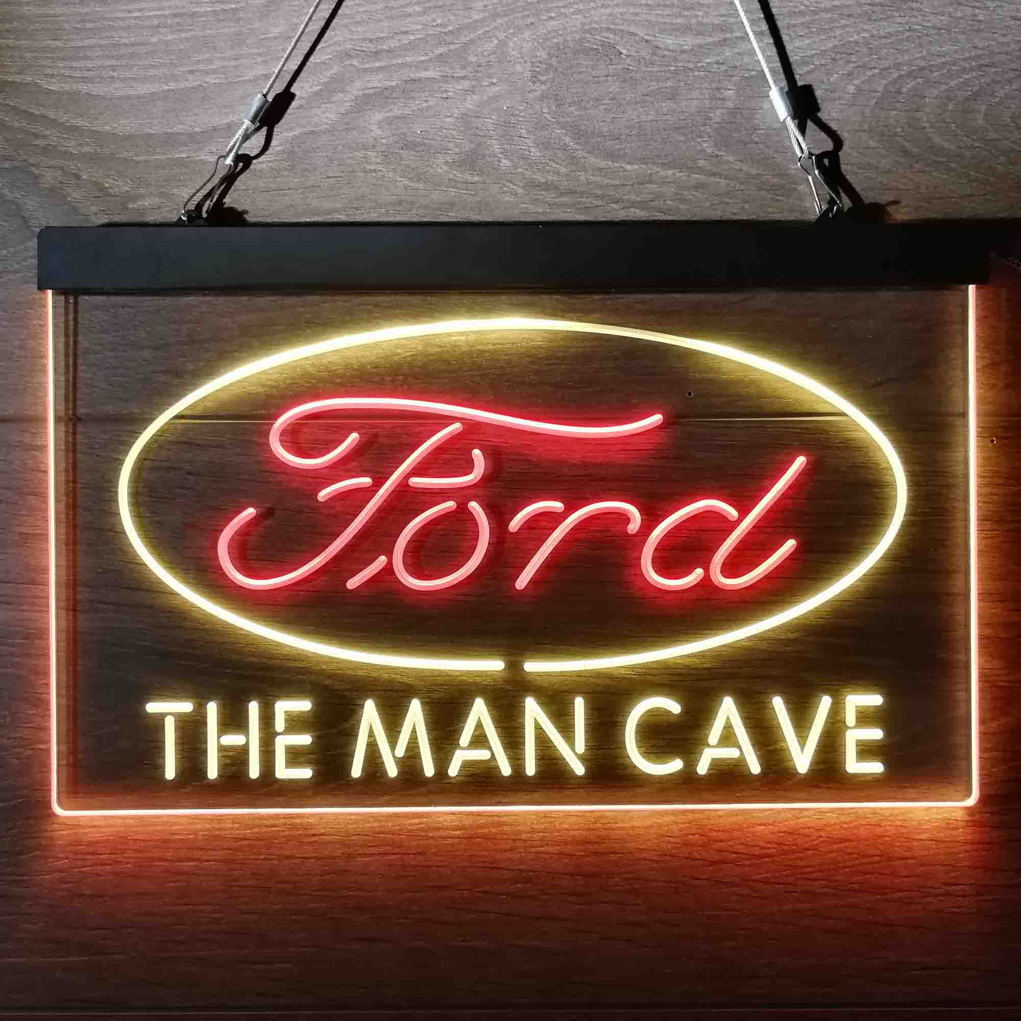 Custom Name Ford Home Bar Neon LED Sign