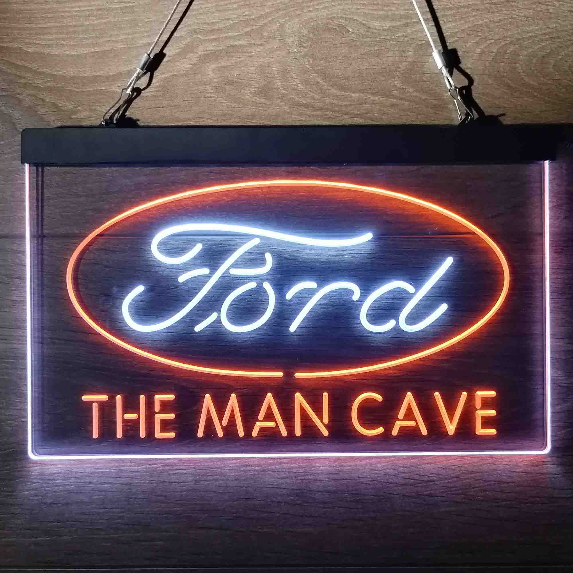 Custom Name Ford Home Bar Neon LED Sign