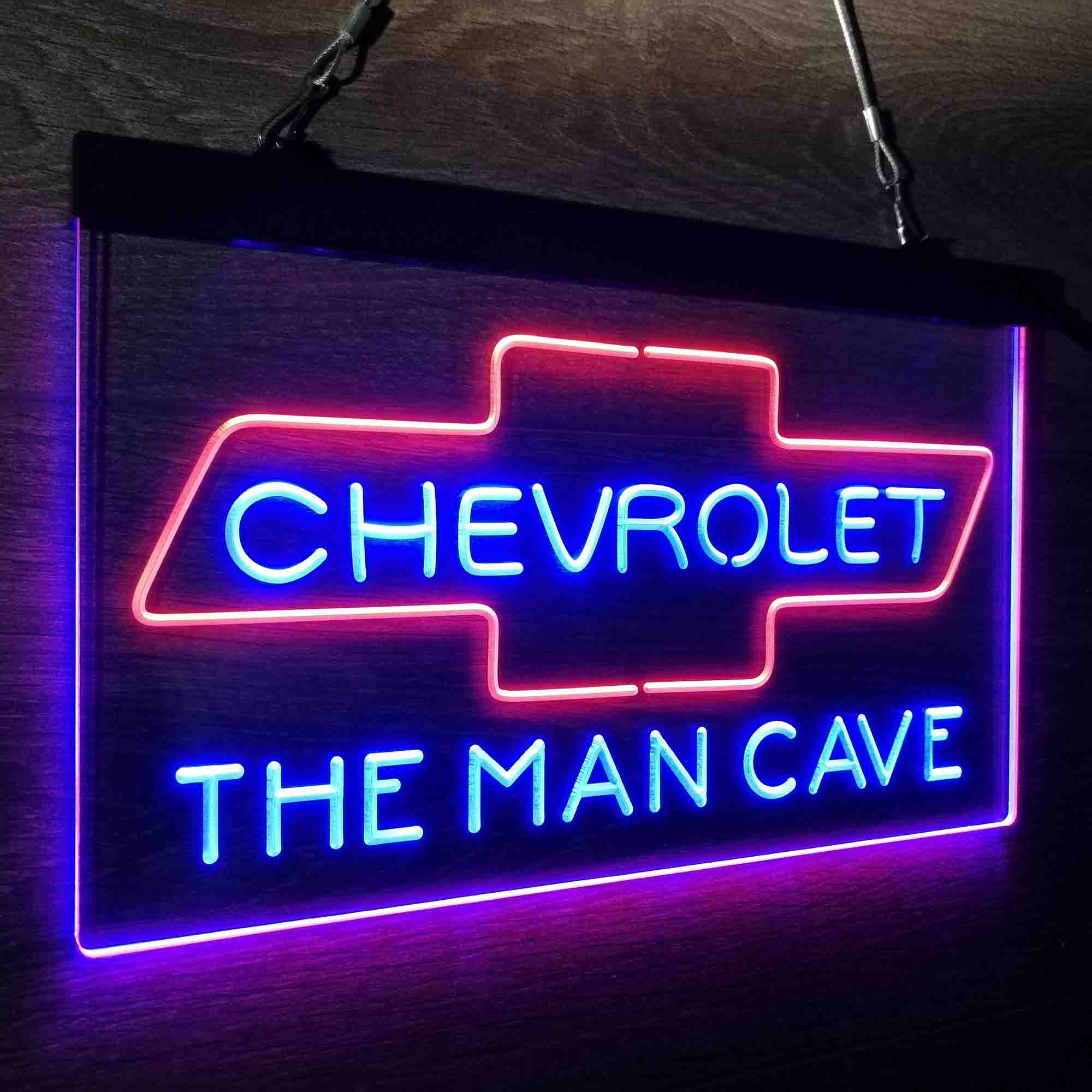 Custom Name Chevrolet Home Bar Neon LED Sign