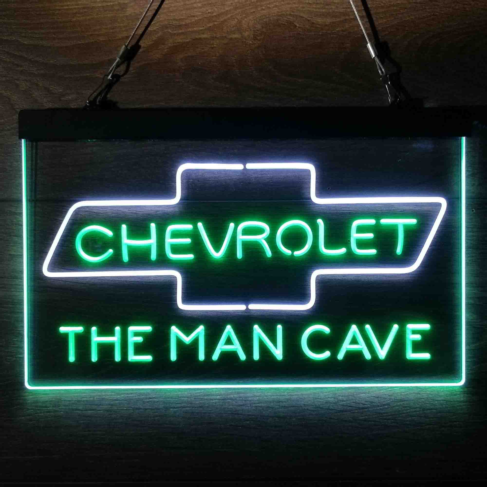 Custom Name Chevrolet Home Bar Neon LED Sign