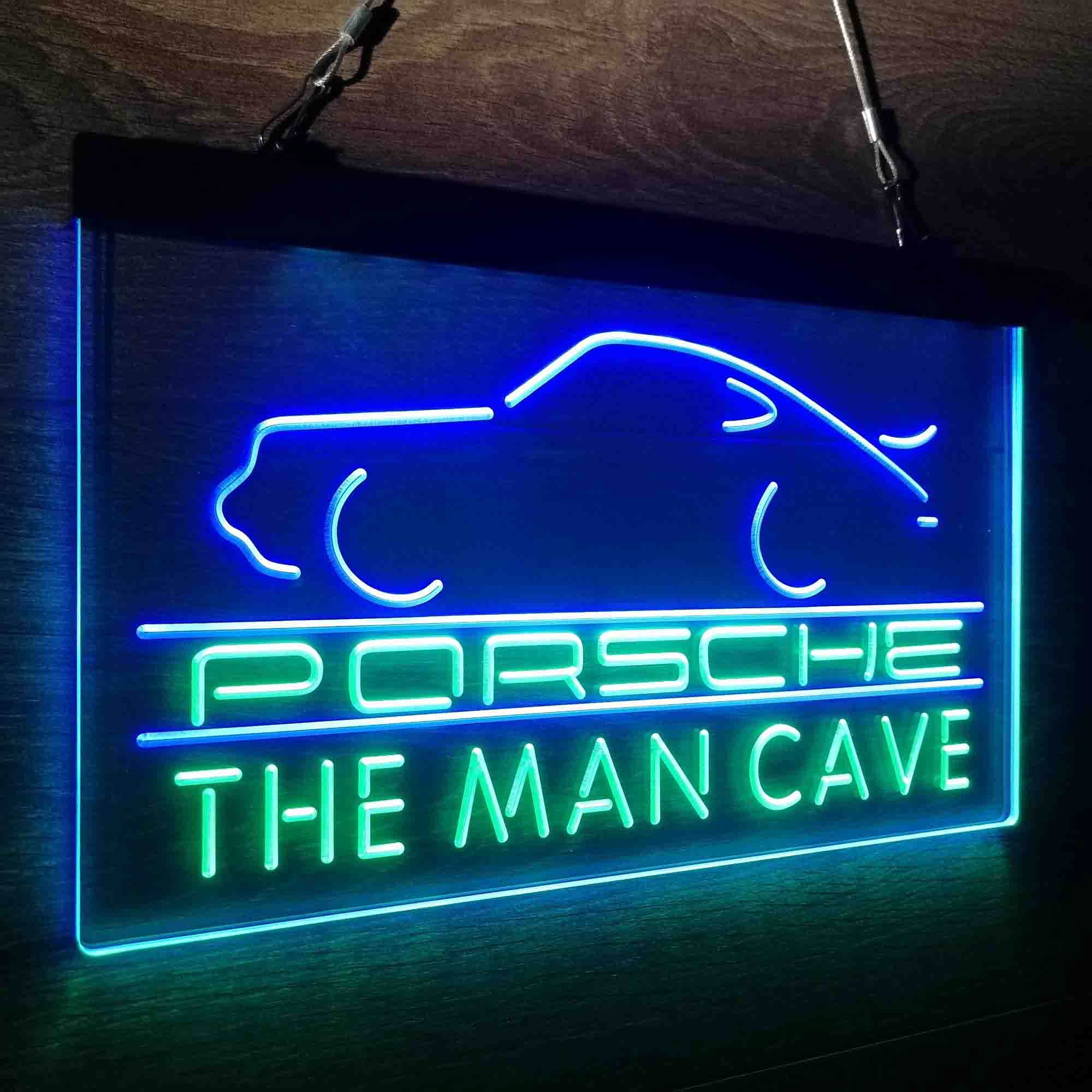 Custom Name Porsche Home Bar Neon LED Sign