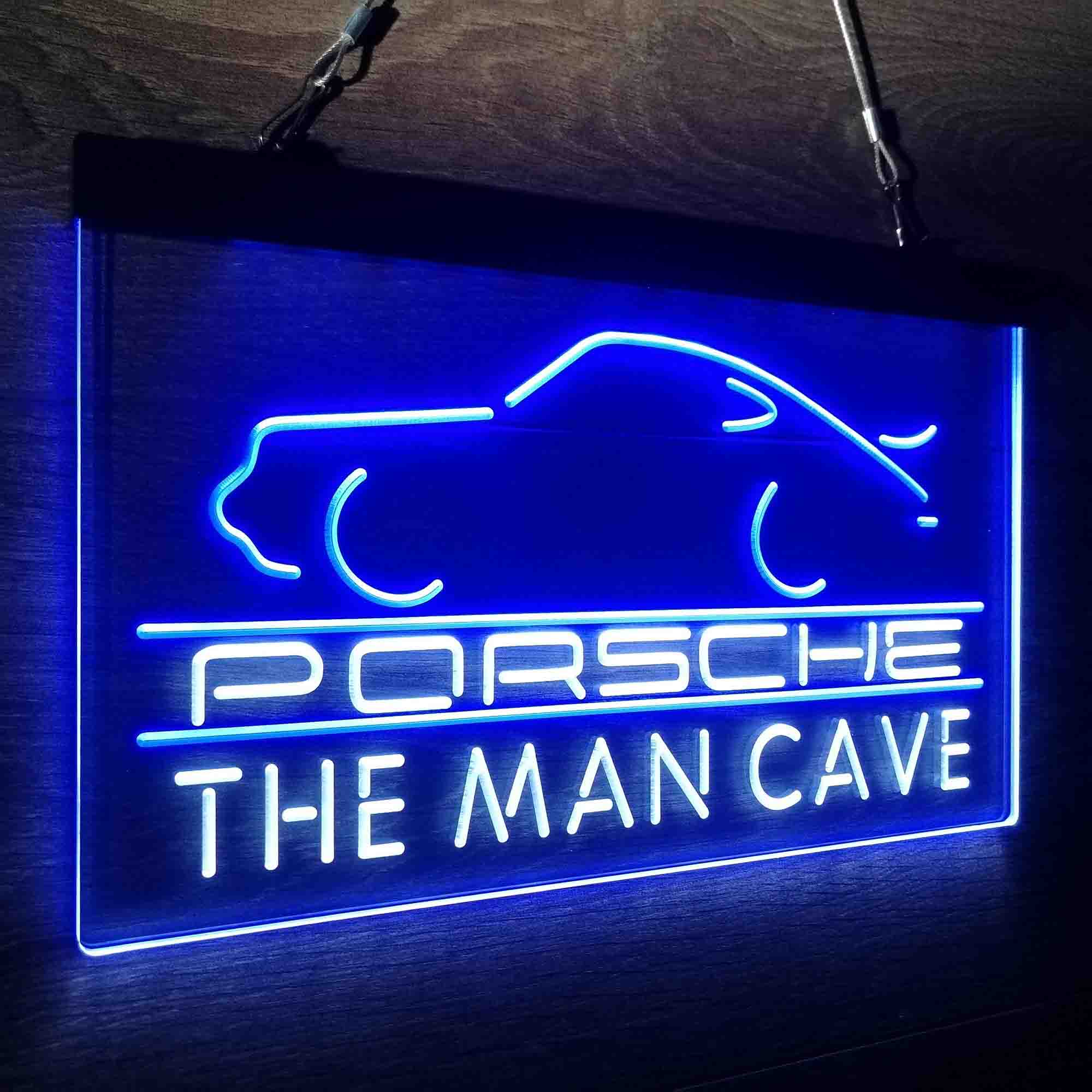 Custom Name Porsche Home Bar Neon LED Sign