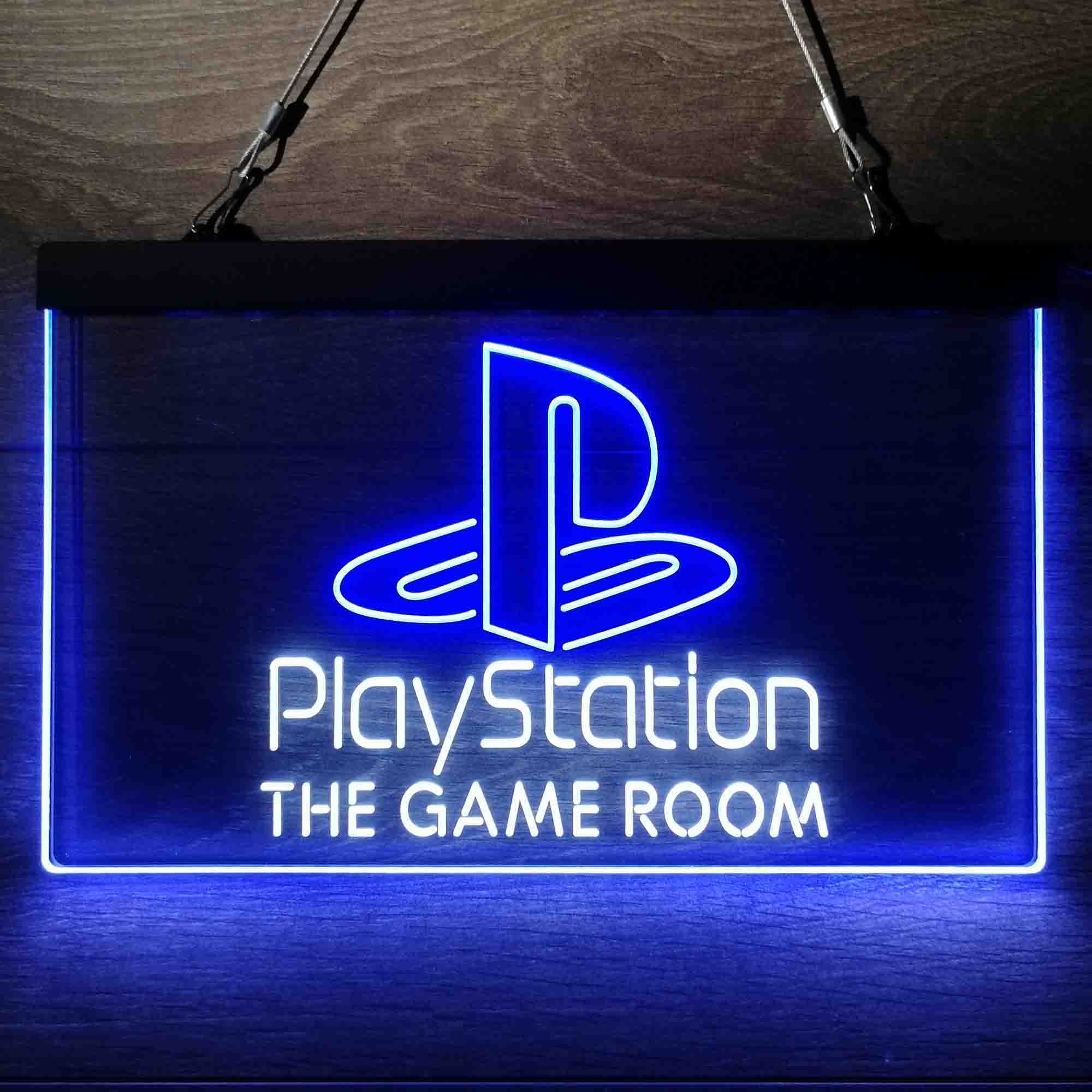 Custom Name Playstation Game Room Home Bar Neon LED Sign