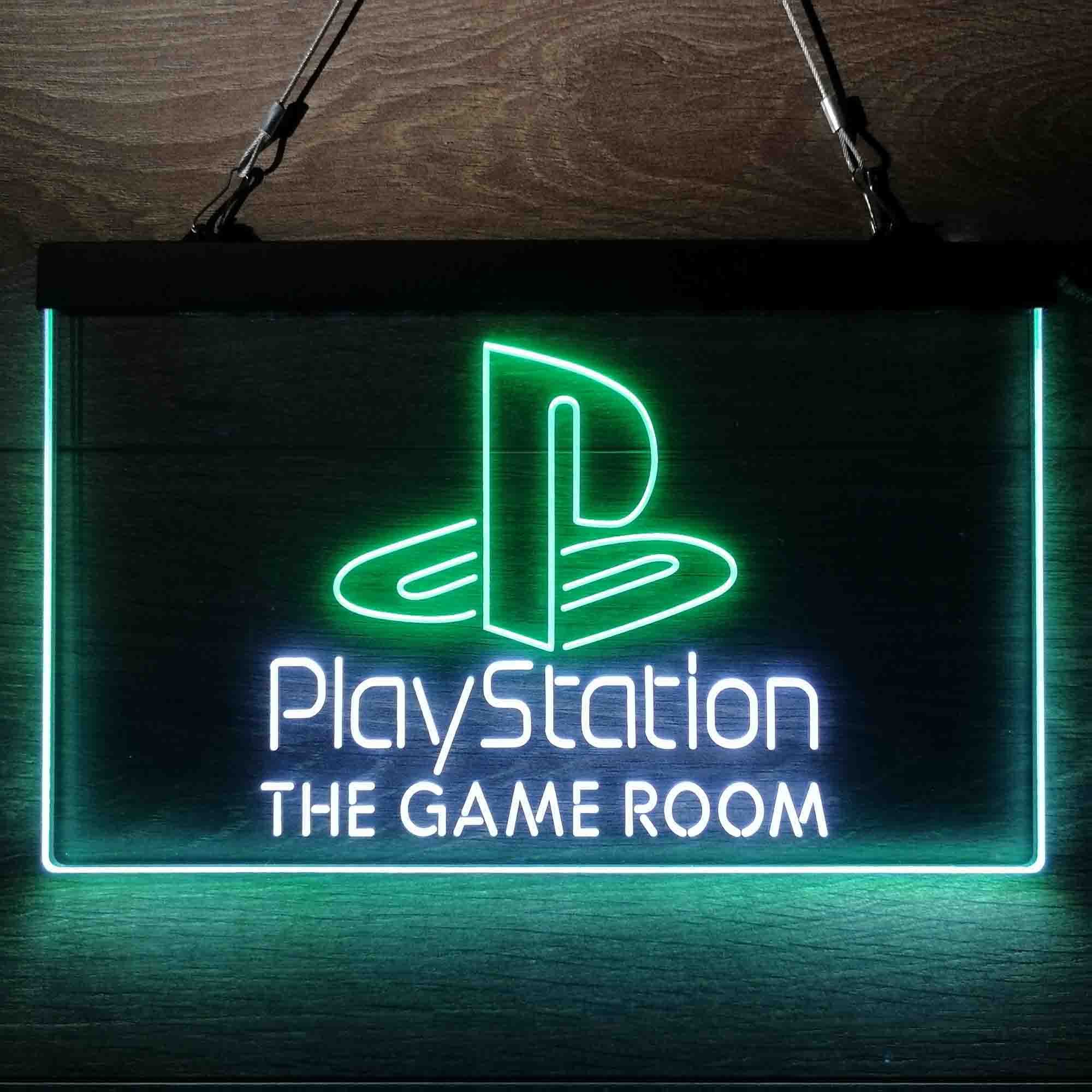 Custom Name Playstation Game Room Home Bar Neon LED Sign