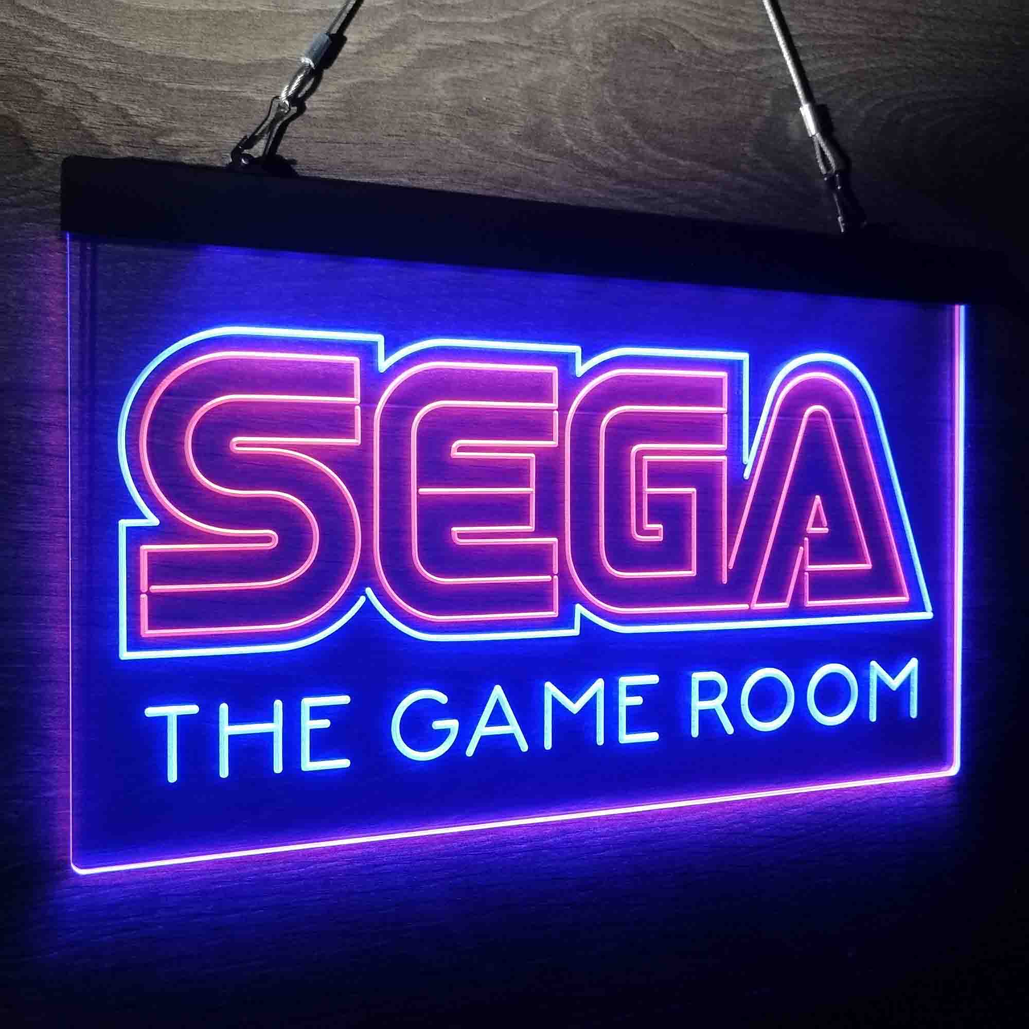 Custom Name Sega Custom Personalized Game Room Home Bar Neon LED Sign