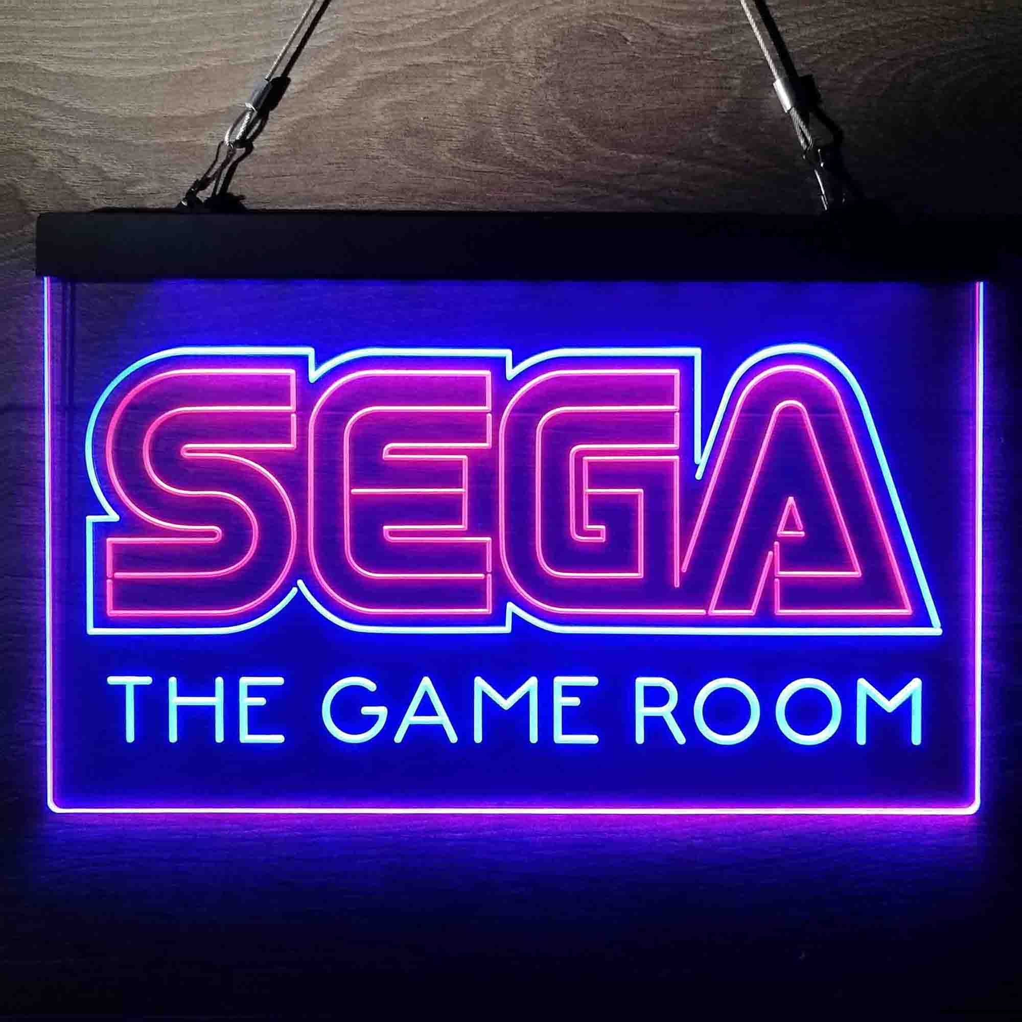 Custom Name Sega Custom Personalized Game Room Home Bar Neon LED Sign