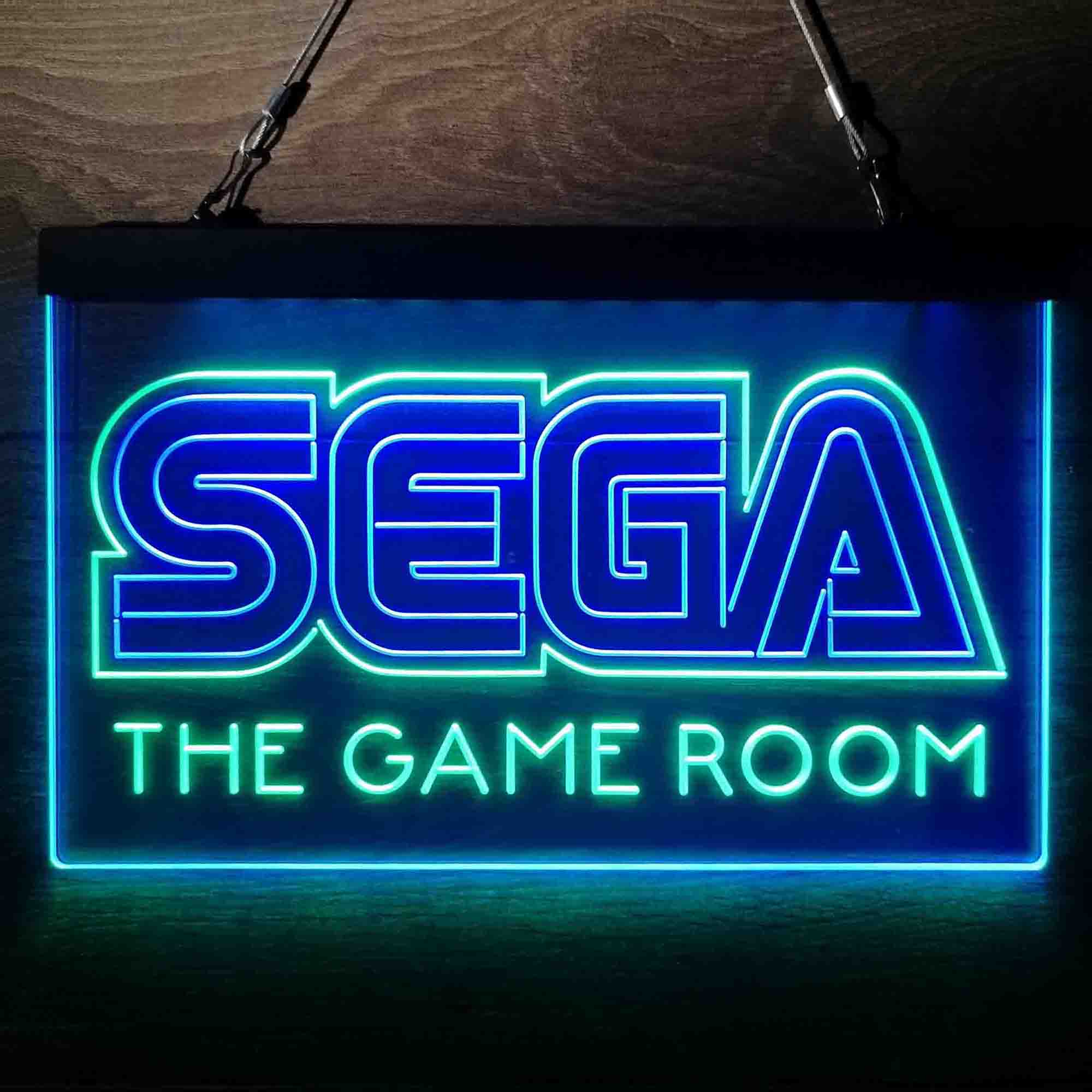 Custom Name Sega Custom Personalized Game Room Home Bar Neon LED Sign