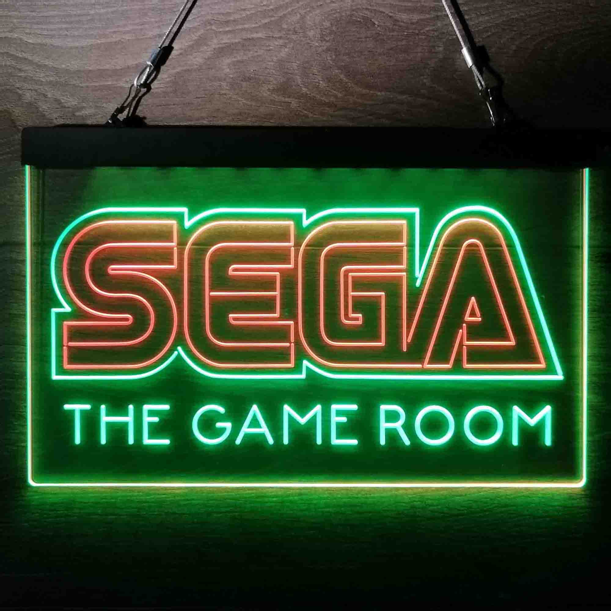 Custom Name Sega Custom Personalized Game Room Home Bar Neon LED Sign