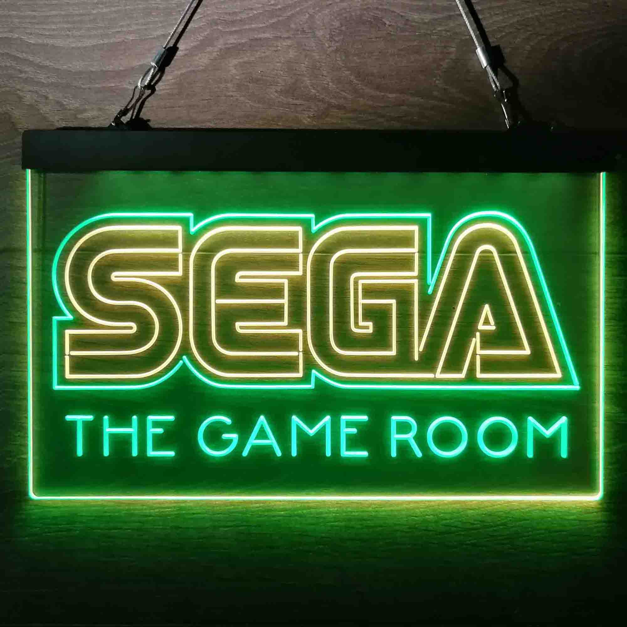 Custom Name Sega Custom Personalized Game Room Home Bar Neon LED Sign