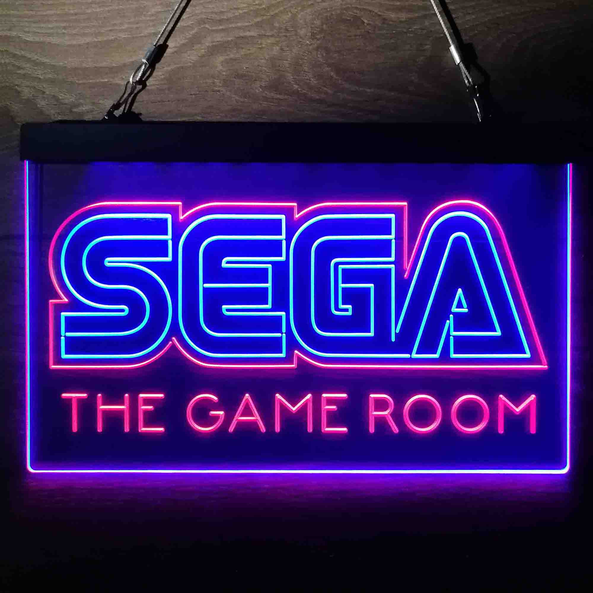 Custom Name Sega Custom Personalized Game Room Home Bar Neon LED Sign