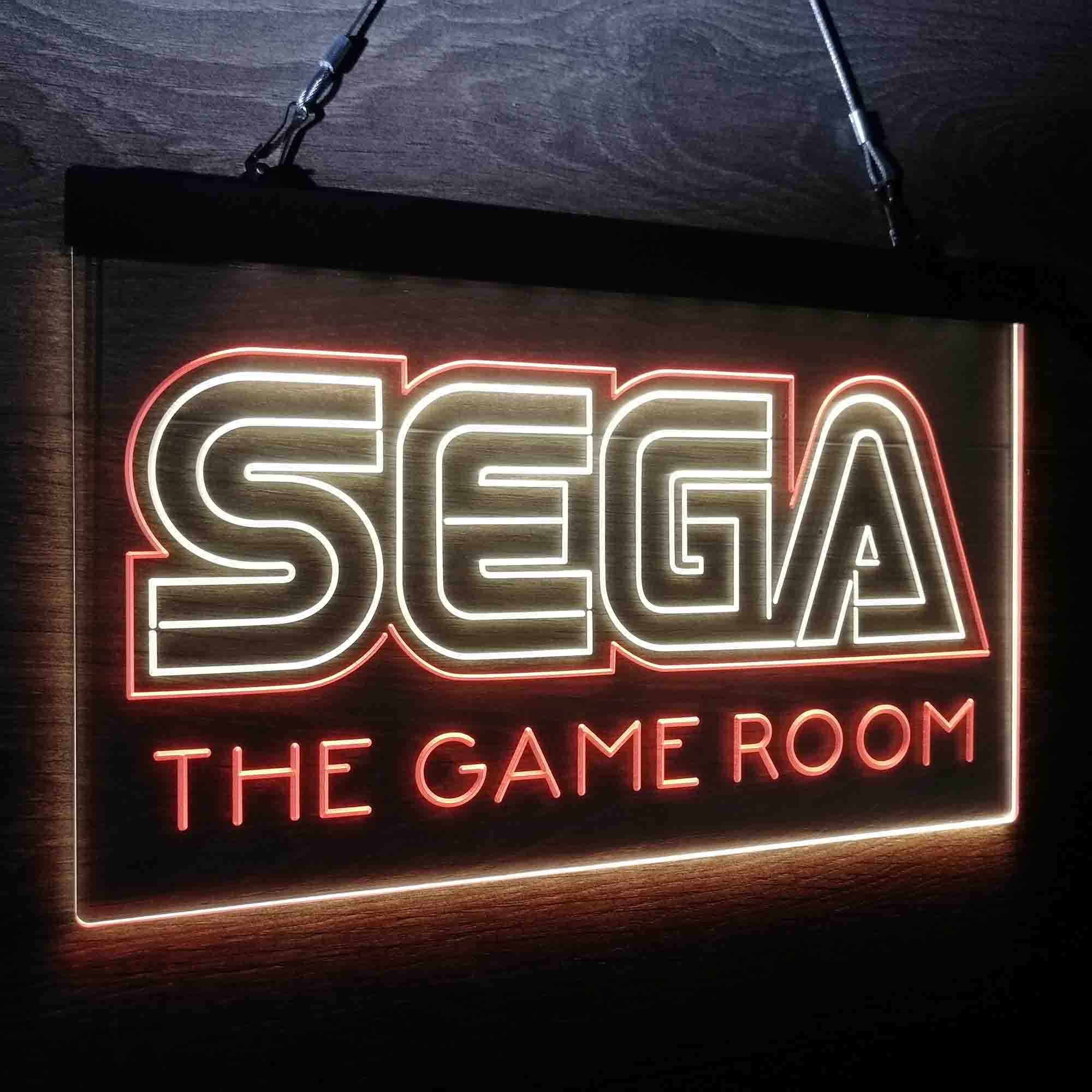 Custom Name Sega Custom Personalized Game Room Home Bar Neon LED Sign