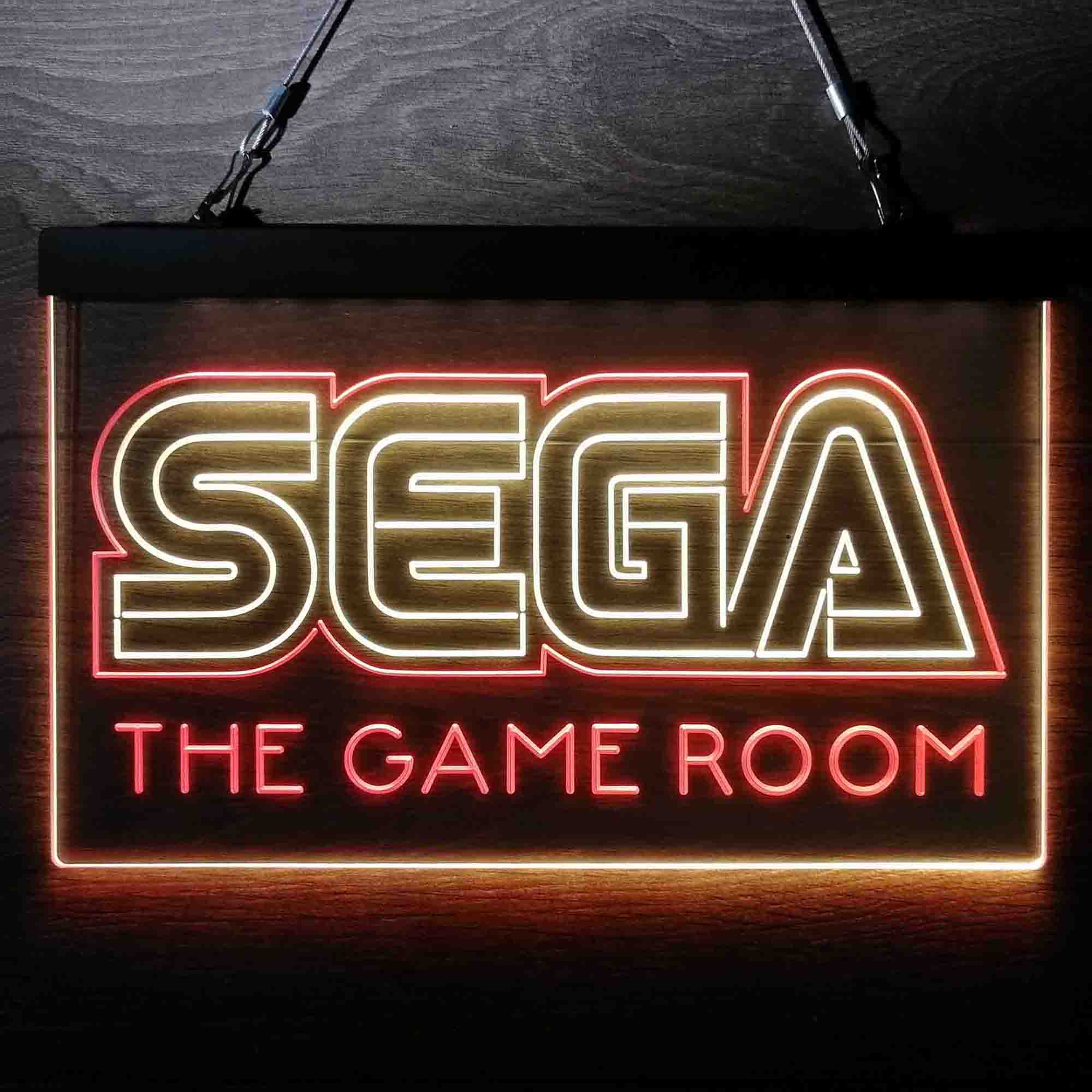 Custom Name Sega Custom Personalized Game Room Home Bar Neon LED Sign