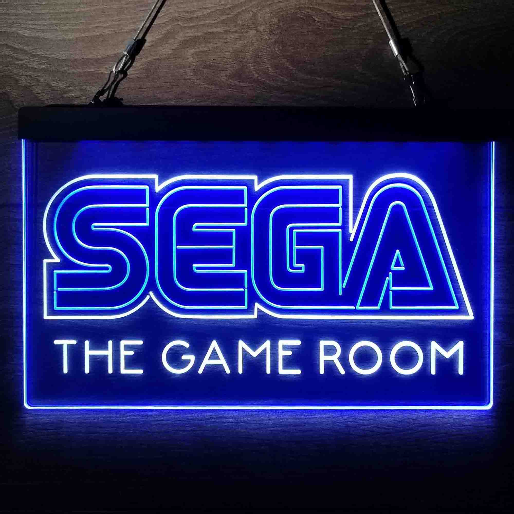 Custom Name Sega Custom Personalized Game Room Home Bar Neon LED Sign