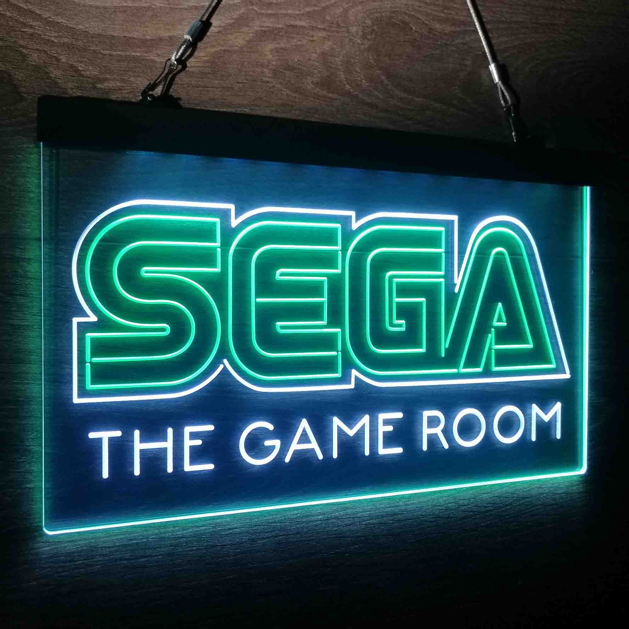 Custom Name Sega Custom Personalized Game Room Home Bar Neon LED Sign