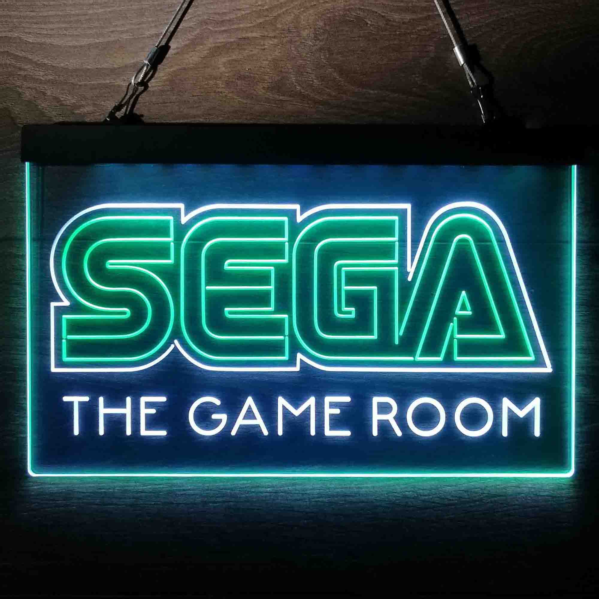 Custom Name Sega Custom Personalized Game Room Home Bar Neon LED Sign