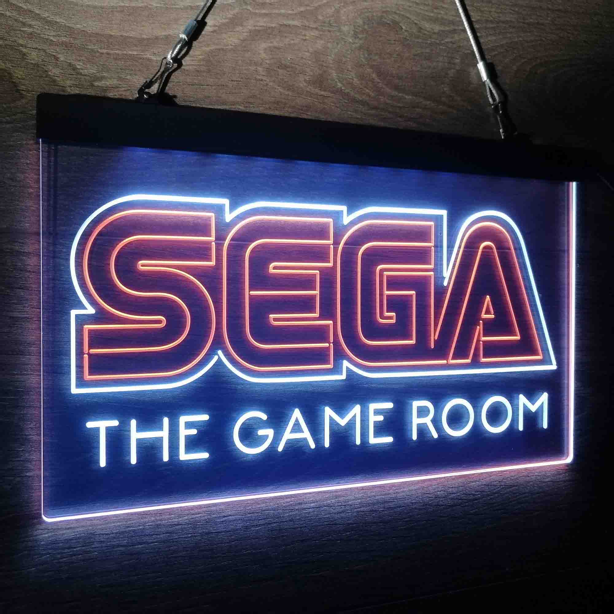 Custom Name Sega Custom Personalized Game Room Home Bar Neon LED Sign