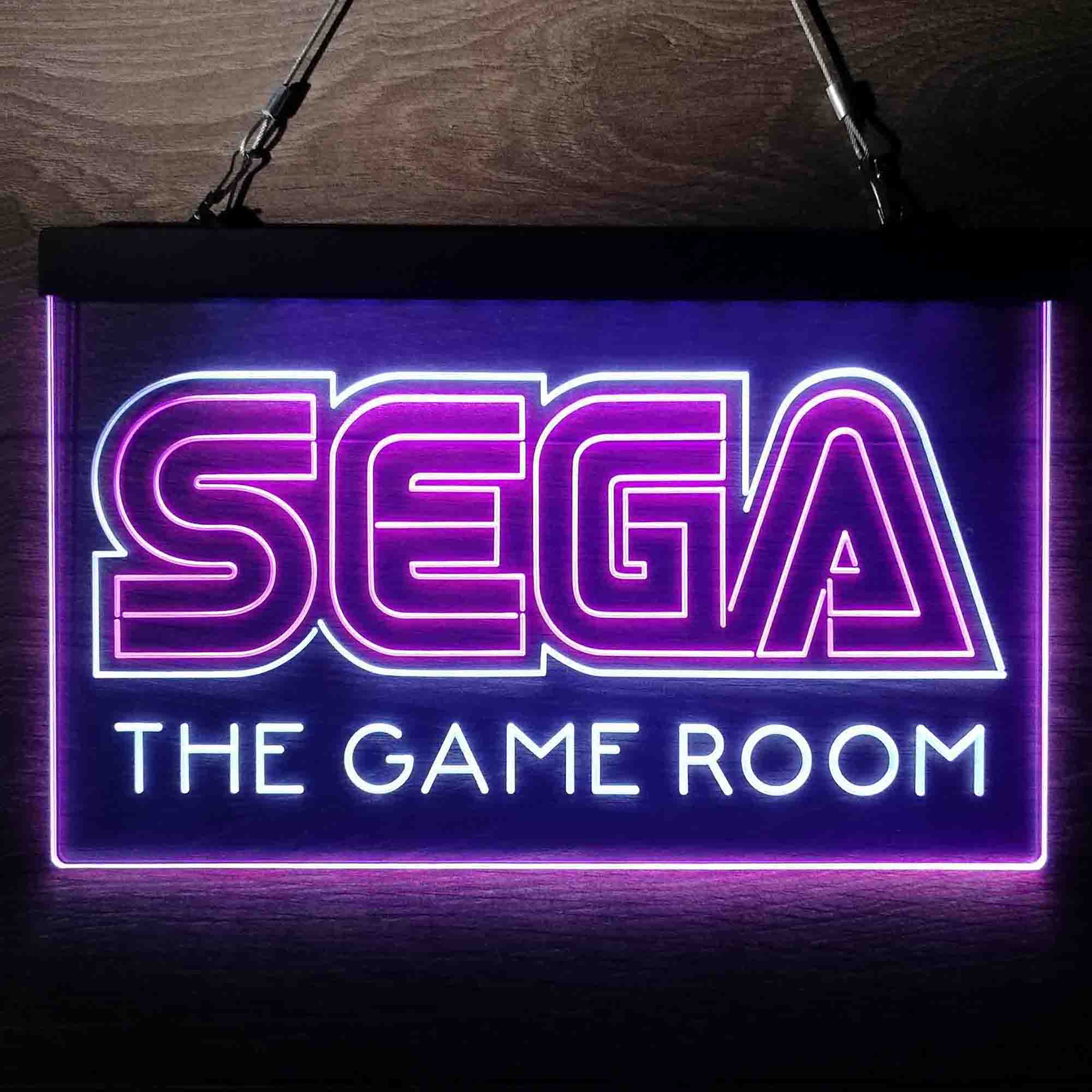 Custom Name Sega Custom Personalized Game Room Home Bar Neon LED Sign