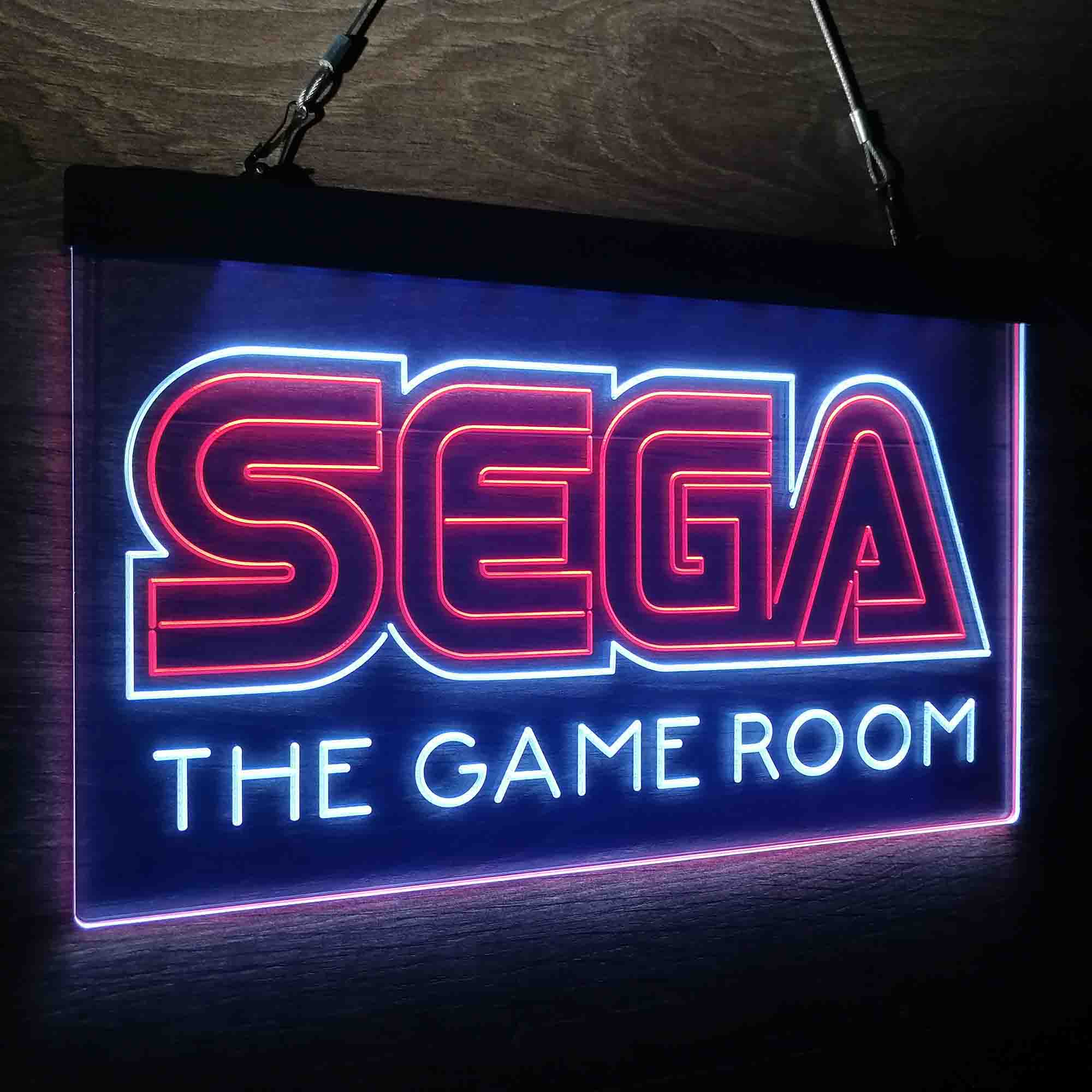 Custom Name Sega Custom Personalized Game Room Home Bar Neon LED Sign