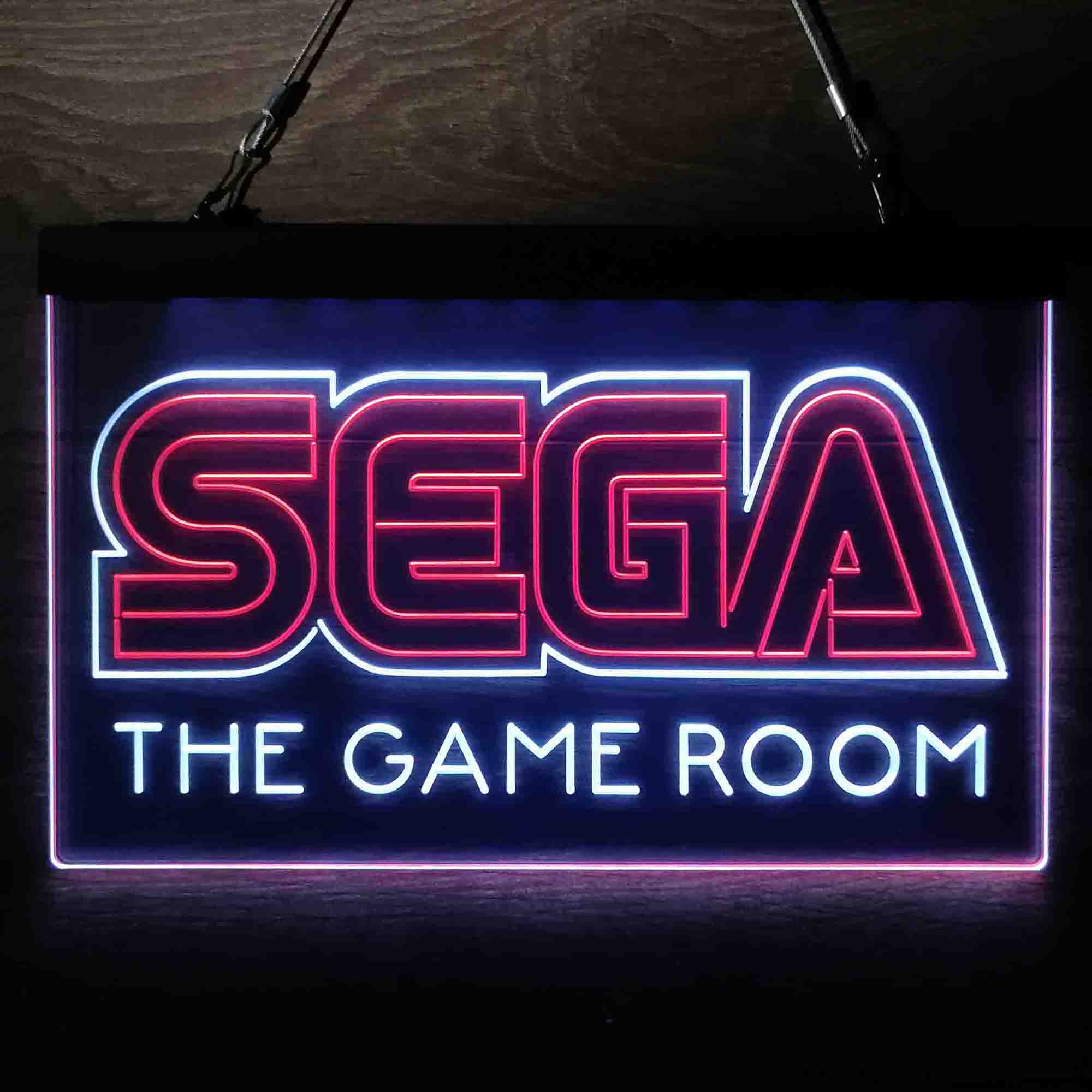 Custom Name Sega Custom Personalized Game Room Home Bar Neon LED Sign