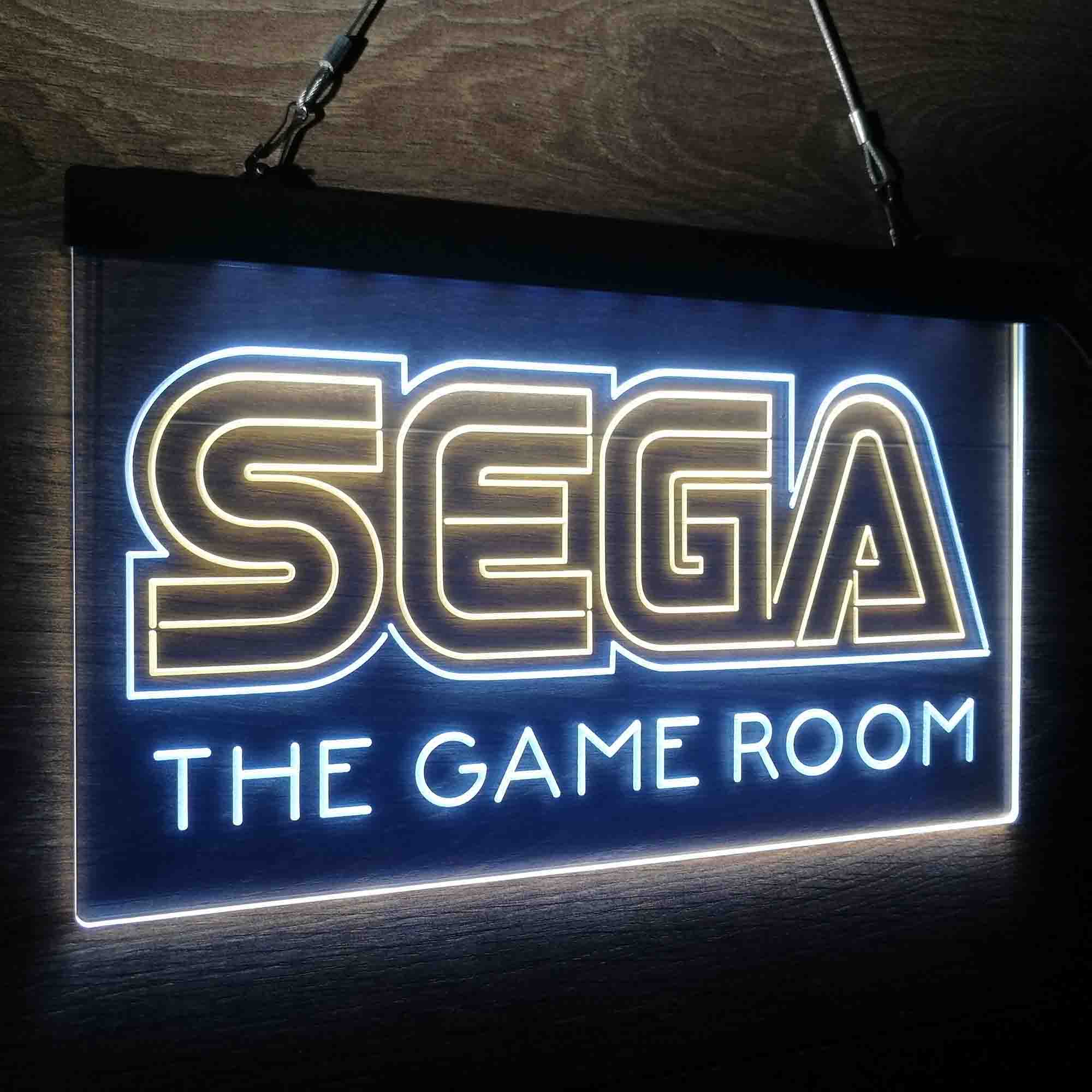 Custom Name Sega Custom Personalized Game Room Home Bar Neon LED Sign