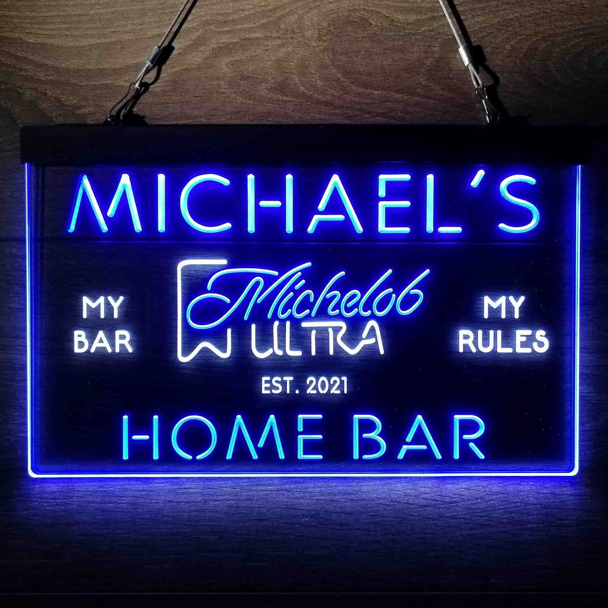 Michelob Ultra Superior Light Beer Personalized Neon Sign