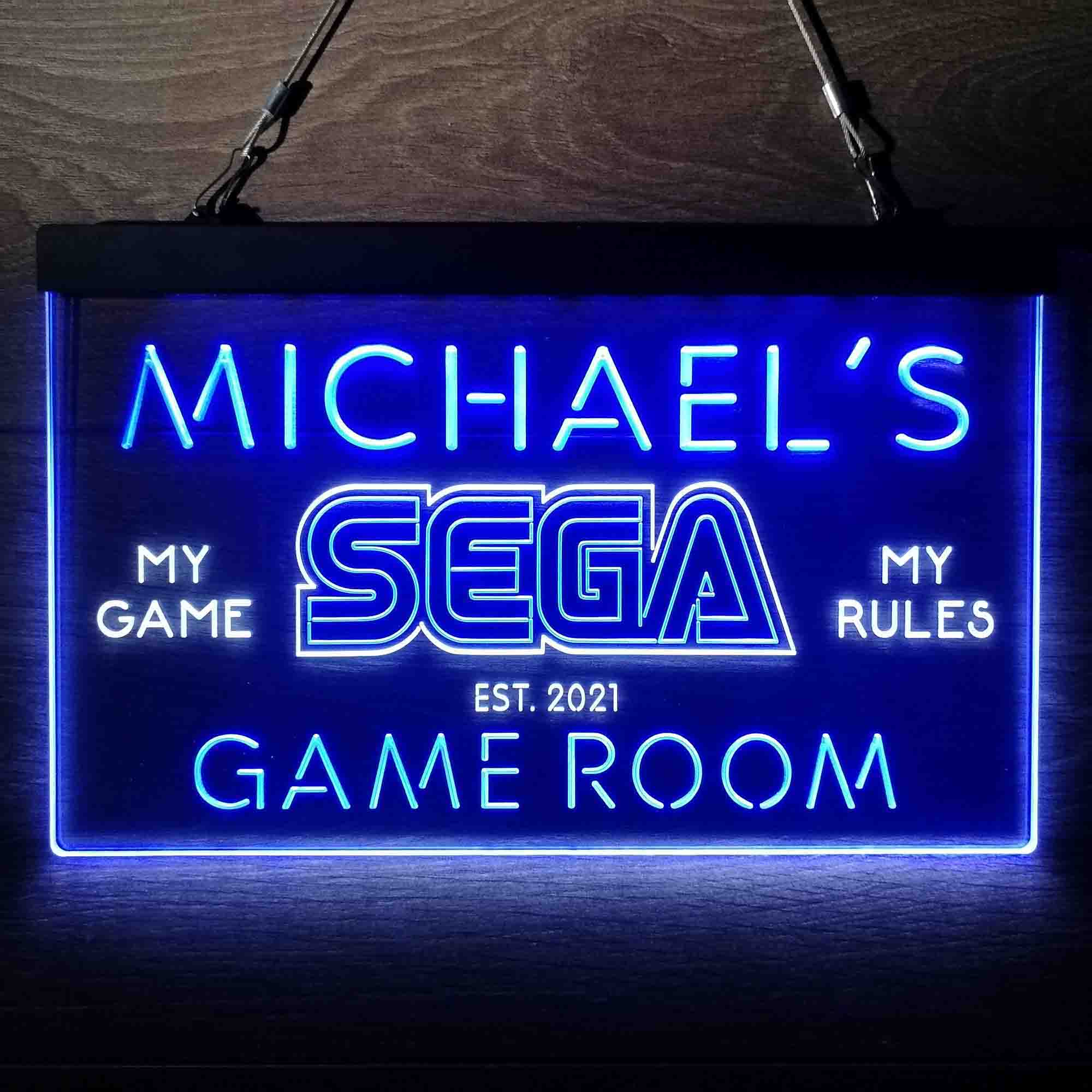 Custom Name Sega Home Bar Neon LED Sign