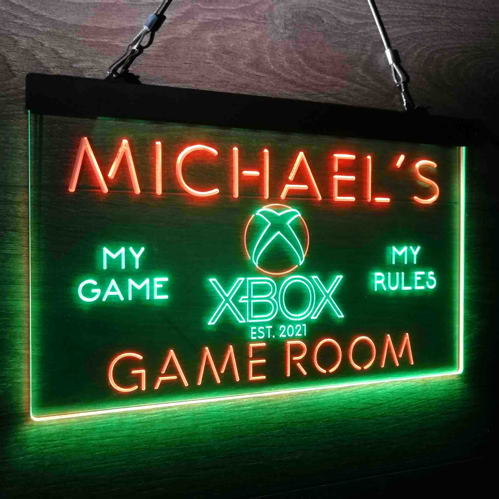 Custom Name XBOX Home Bar Neon LED Sign